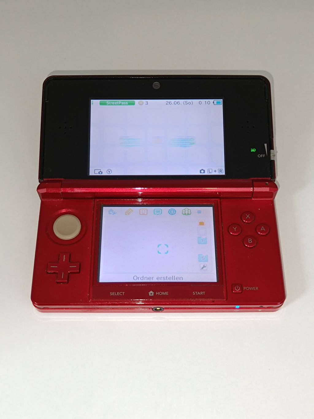 Nintendo 3DS Konsole - Rot inkl. Originalverpackung