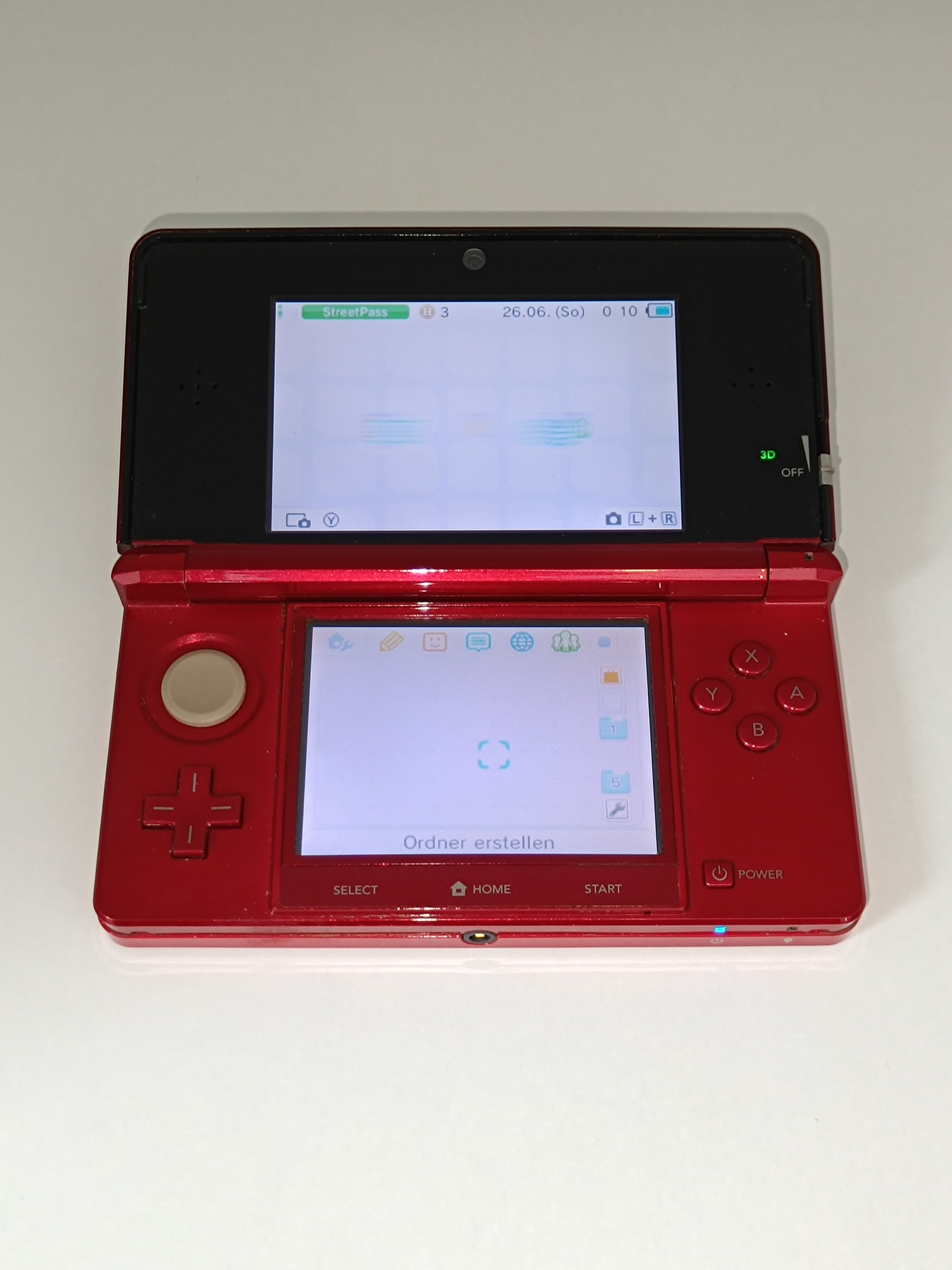 Nintendo 3DS Konsole - Rot inkl. Originalverpackung