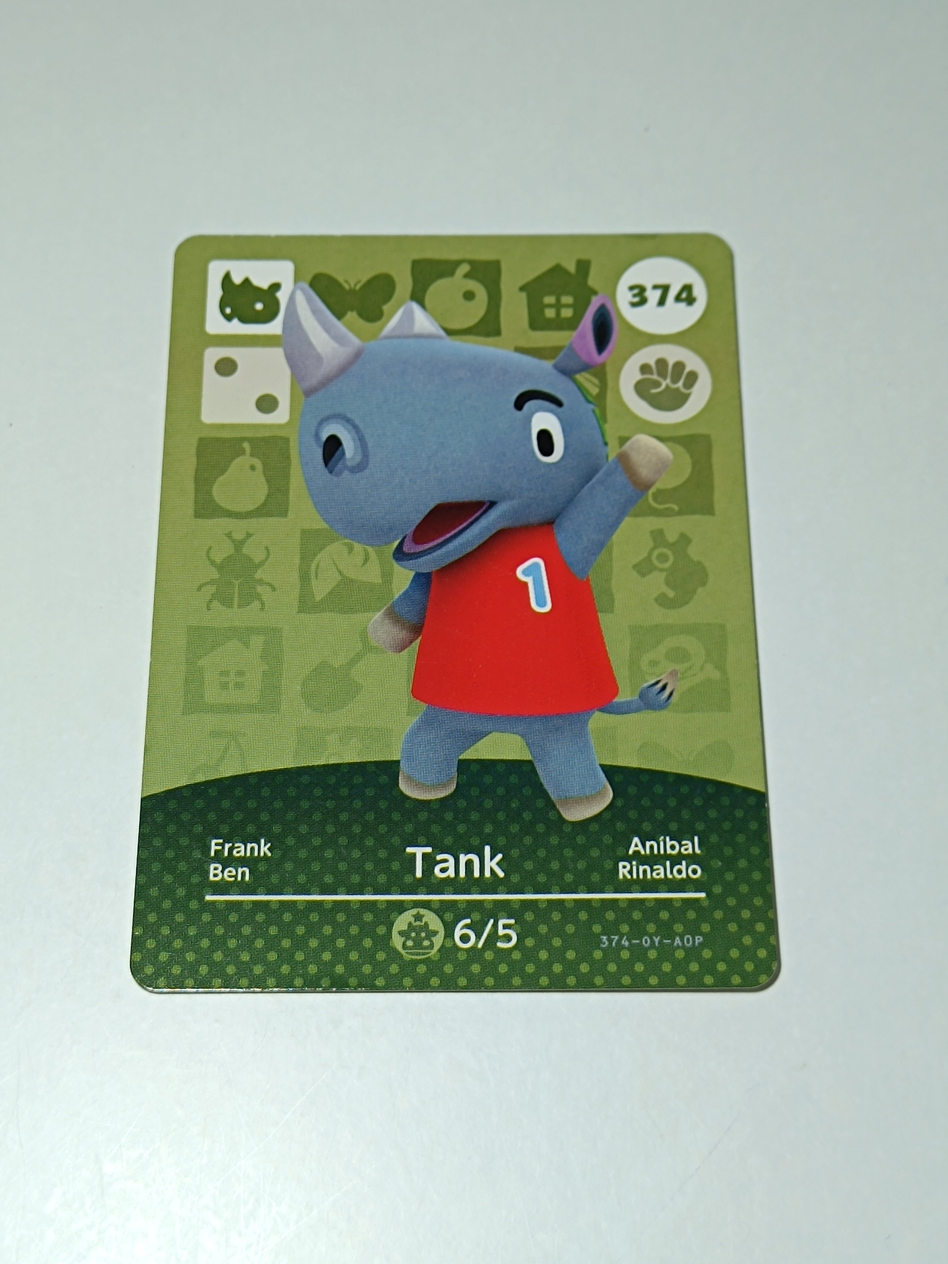 Amiibo Karte | 374 - Tank
