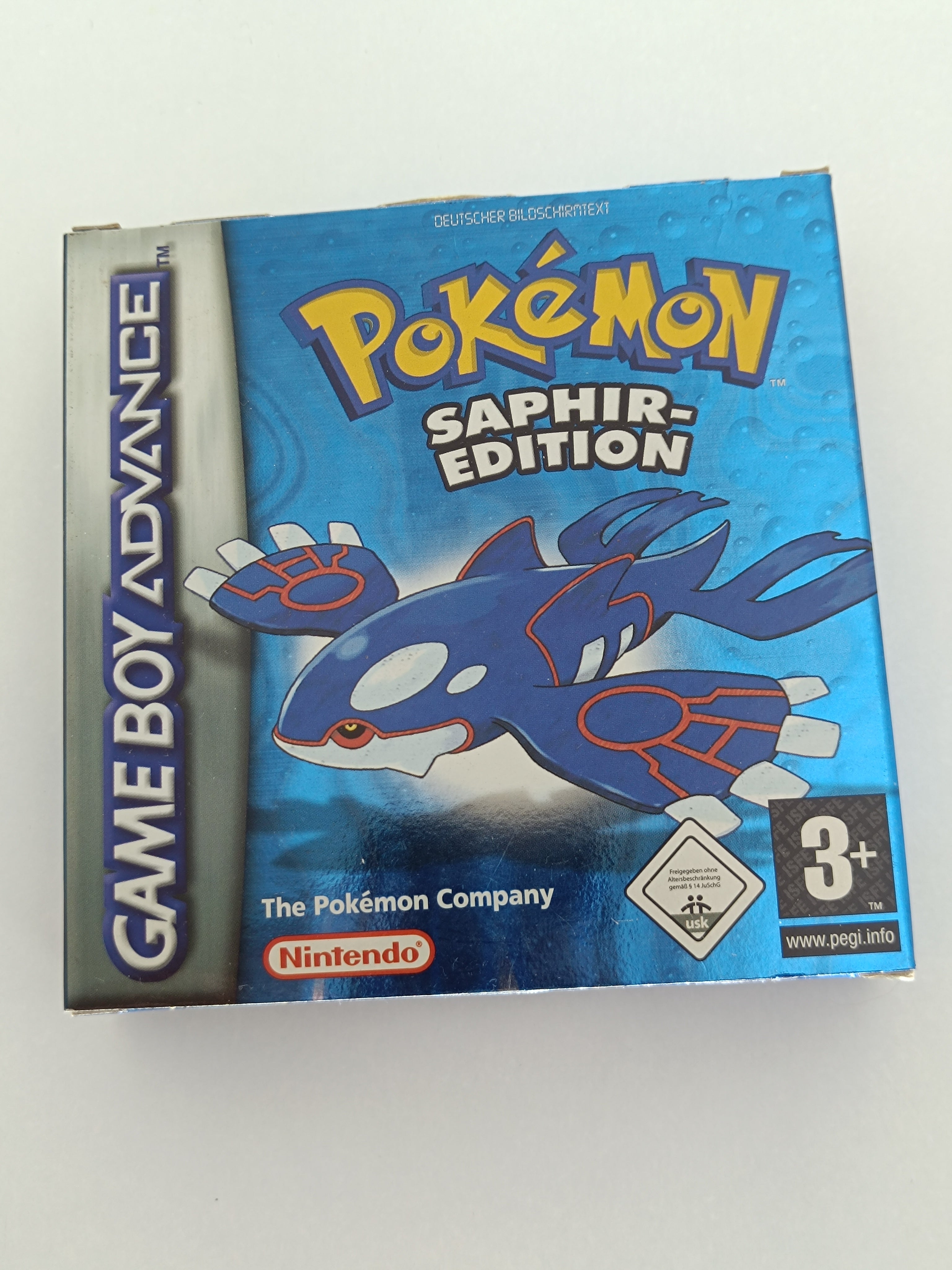 Pokemon Saphir Edition GBA - inkl. Verpackung, Anleitung & Inlay