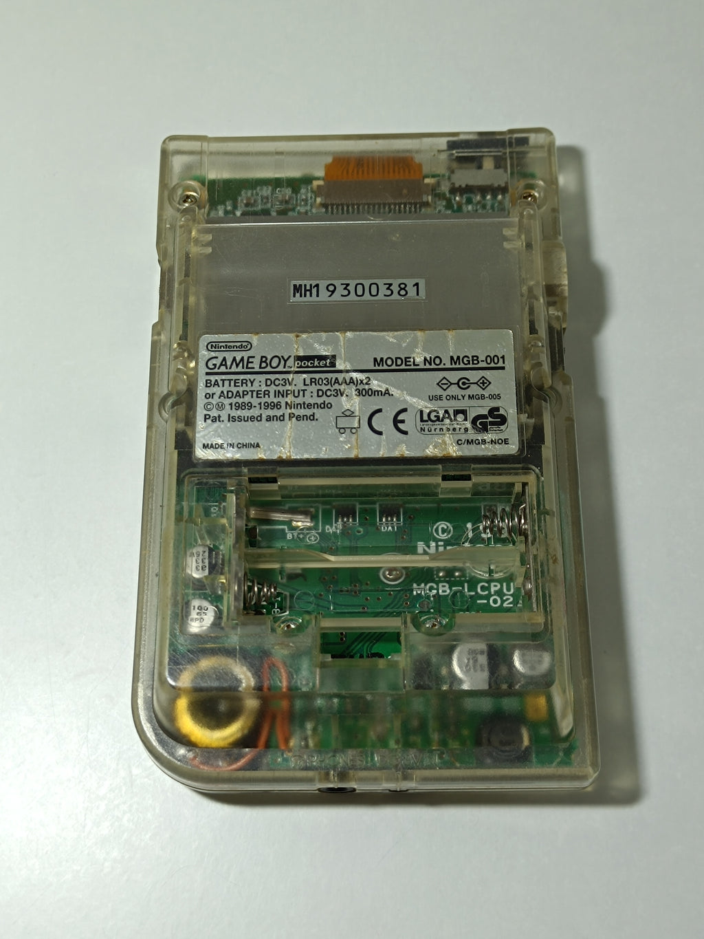 Game Boy Pocket - Transparent