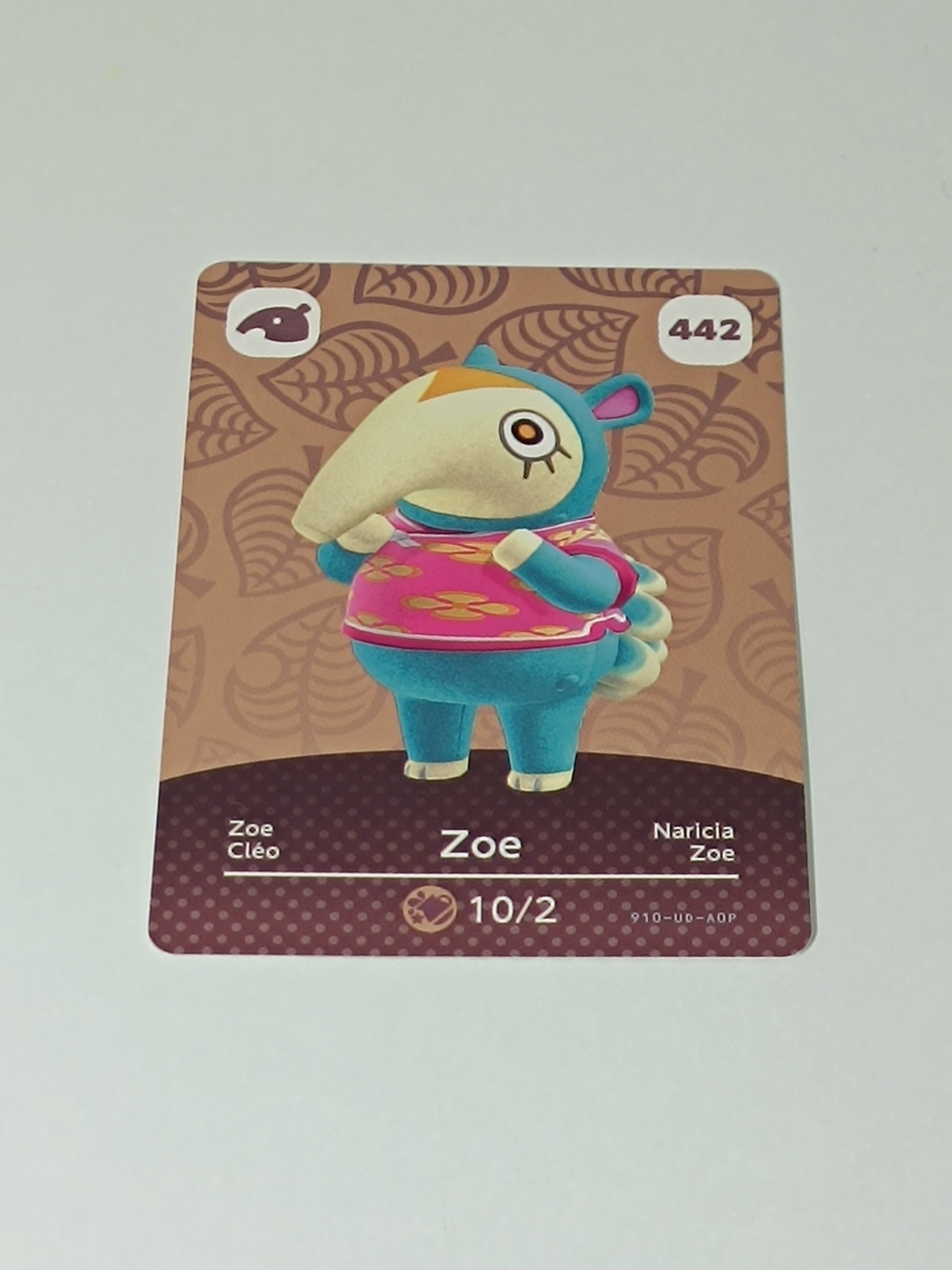 Amiibo Karte | 442 - Zoe