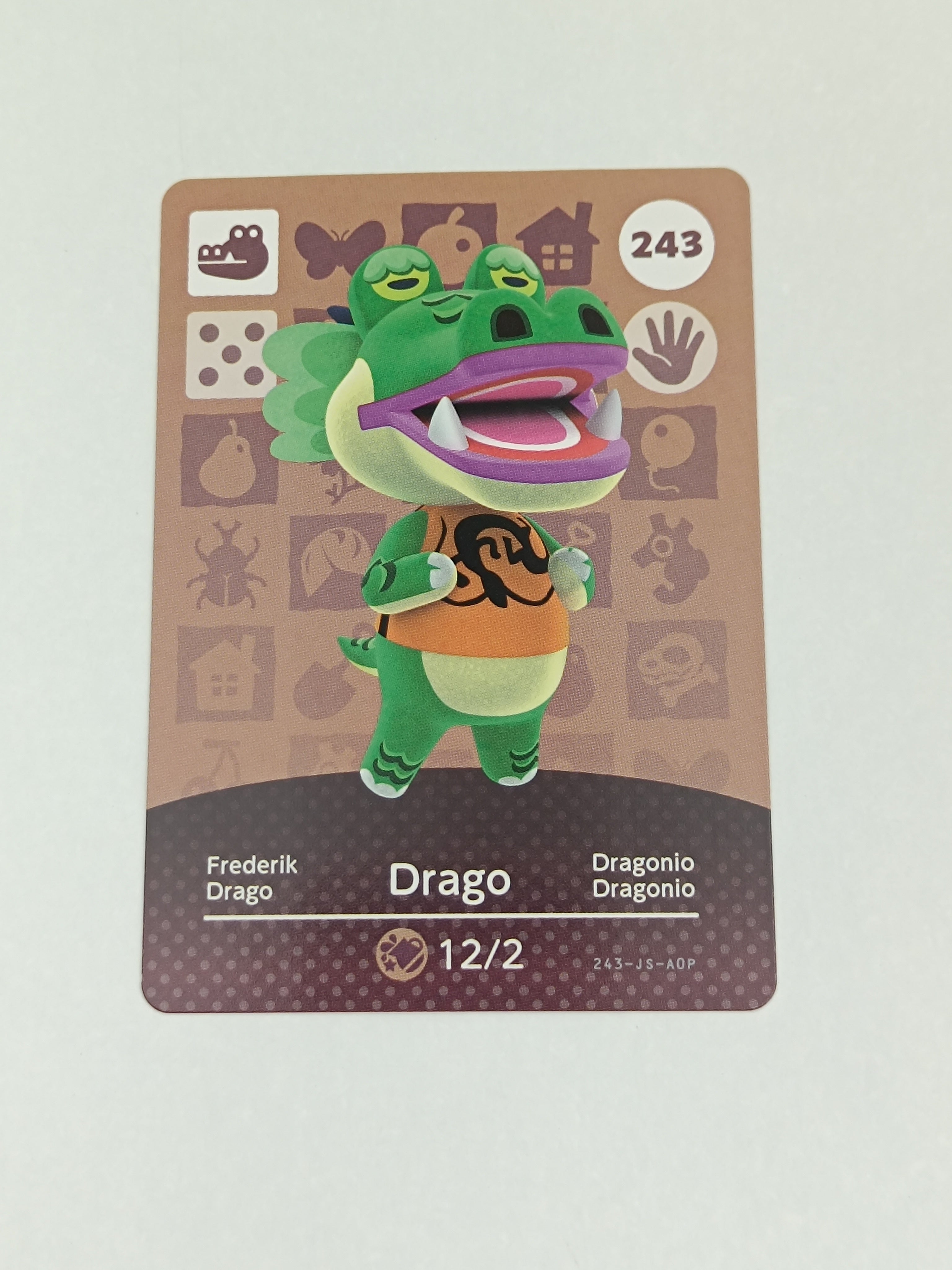 Amiibo Karte | 243 - Drago