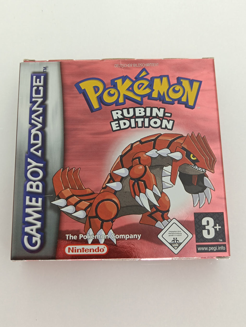 Pokemon Rubin Edition GBA - Leerhülle inkl. Anleitung & Inlay