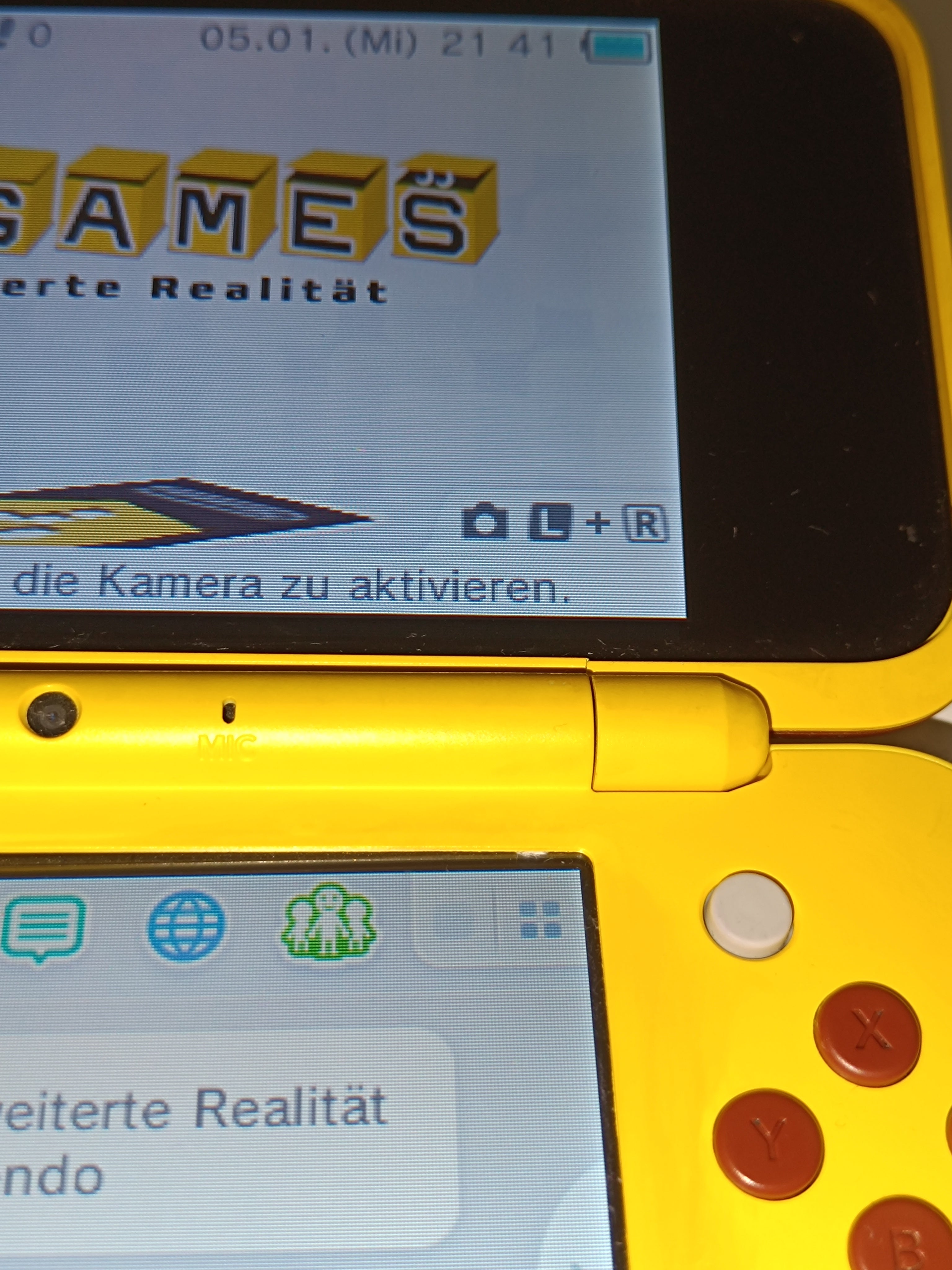 New Nintendo 2DS XL Pikachu Pokemon Edition - mit Bruch | Rarität