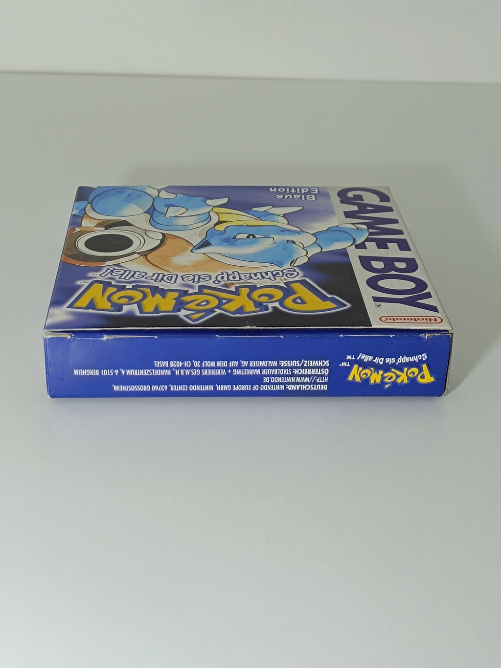 Pokemon Blaue Edition Game Boy - Leerhülle ohne Inhalt