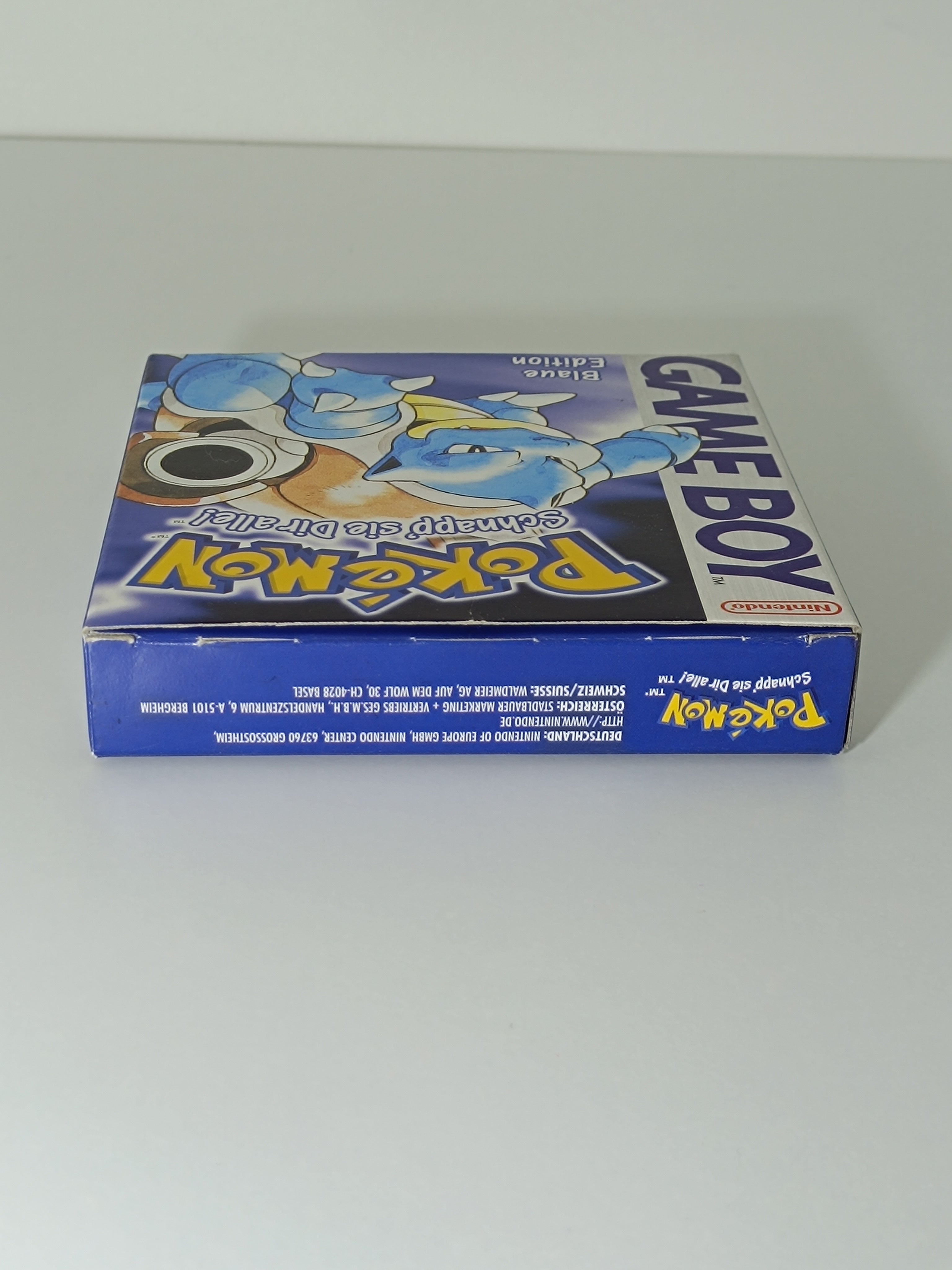 Pokemon Blaue Edition Game Boy - Leerhülle ohne Inhalt