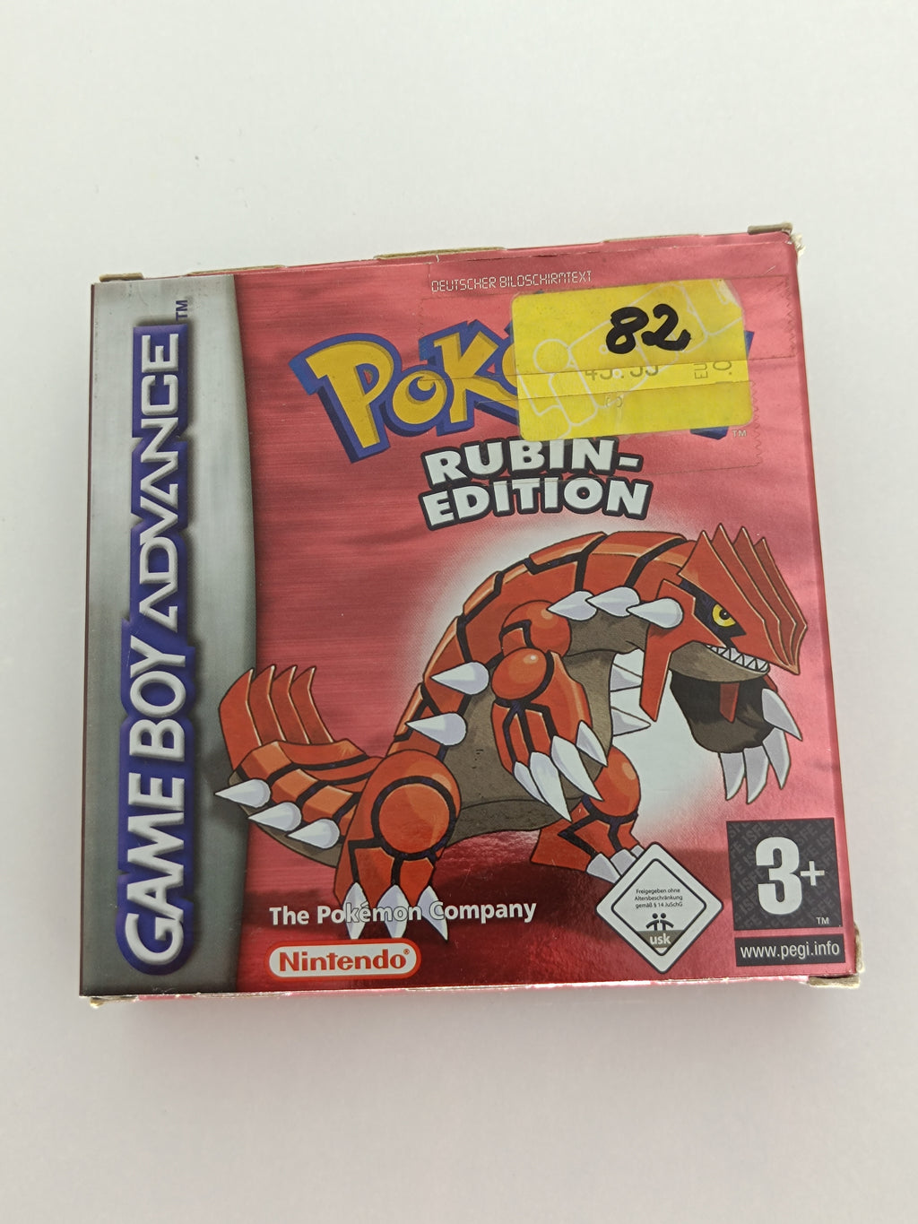 Pokemon Rubin Edition GBA - inkl. Verpackung & Inlay