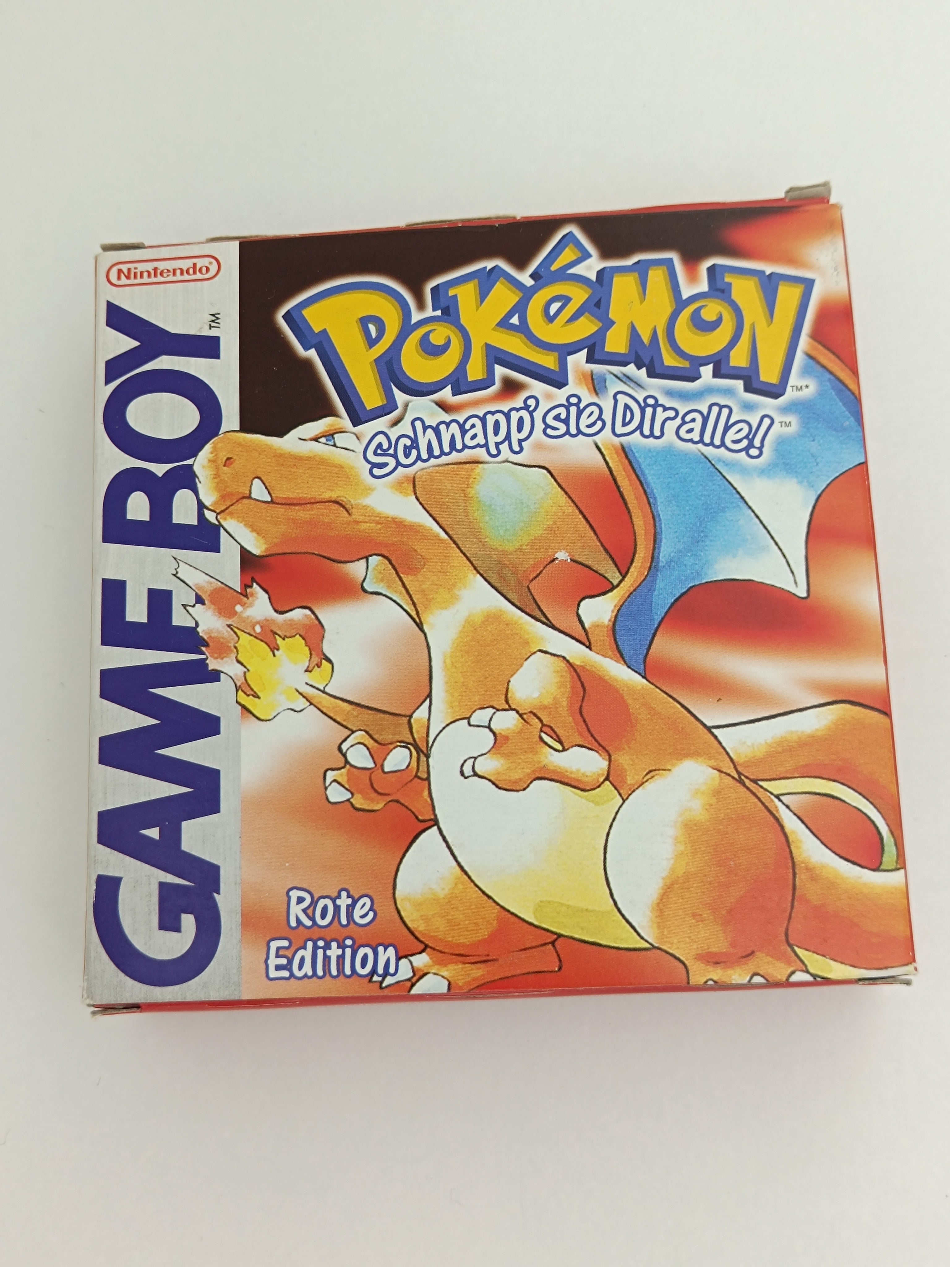Pokemon Rote Edition Game Boy - Leerhülle ohne Inhalt