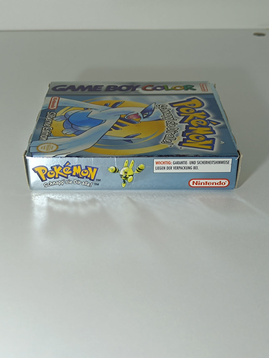 Pokemon Silberne Edition Game Boy Color - inkl. Verpackung & Anleitung