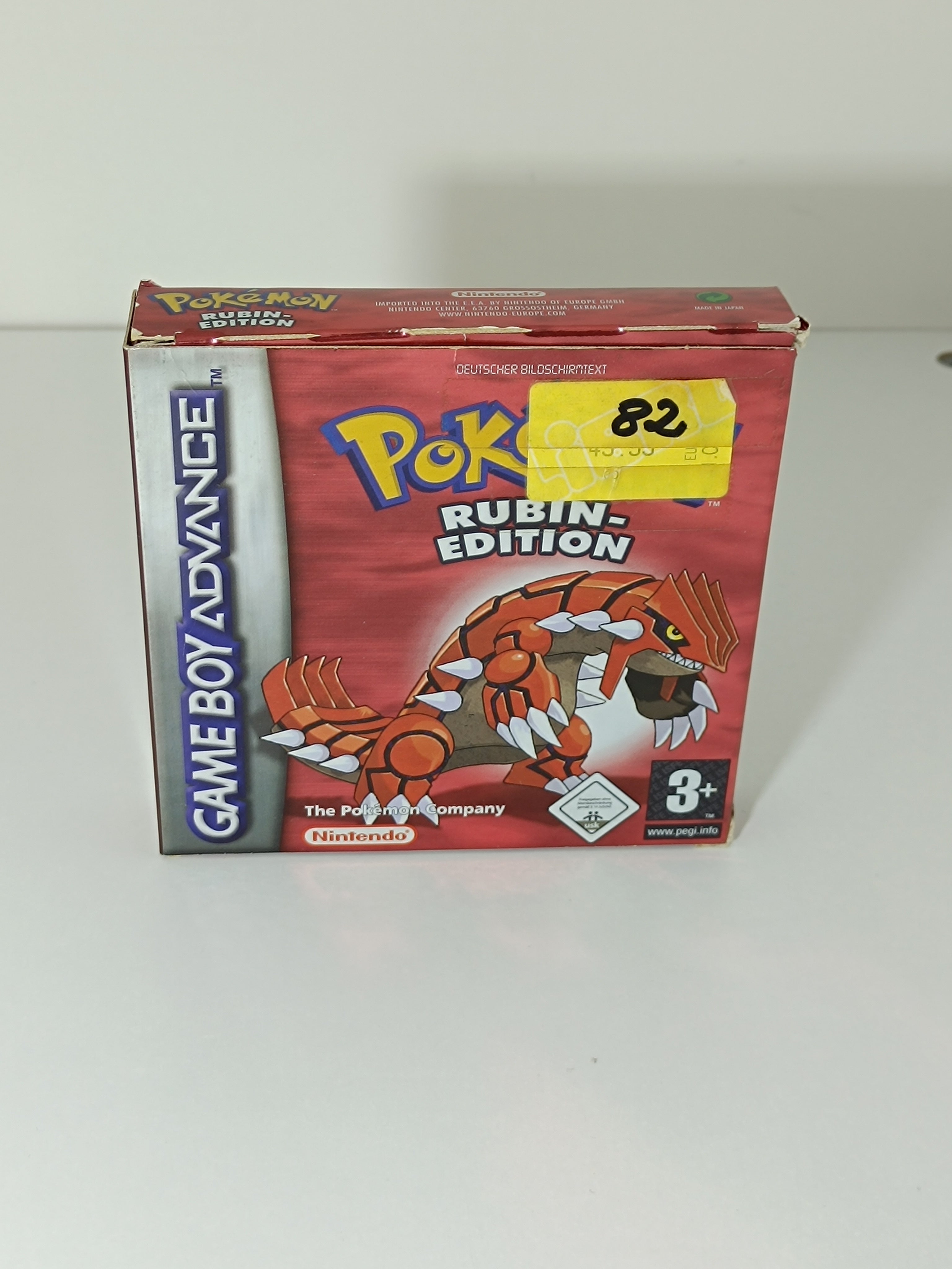 Pokemon Rubin Edition GBA - inkl. Verpackung & Inlay