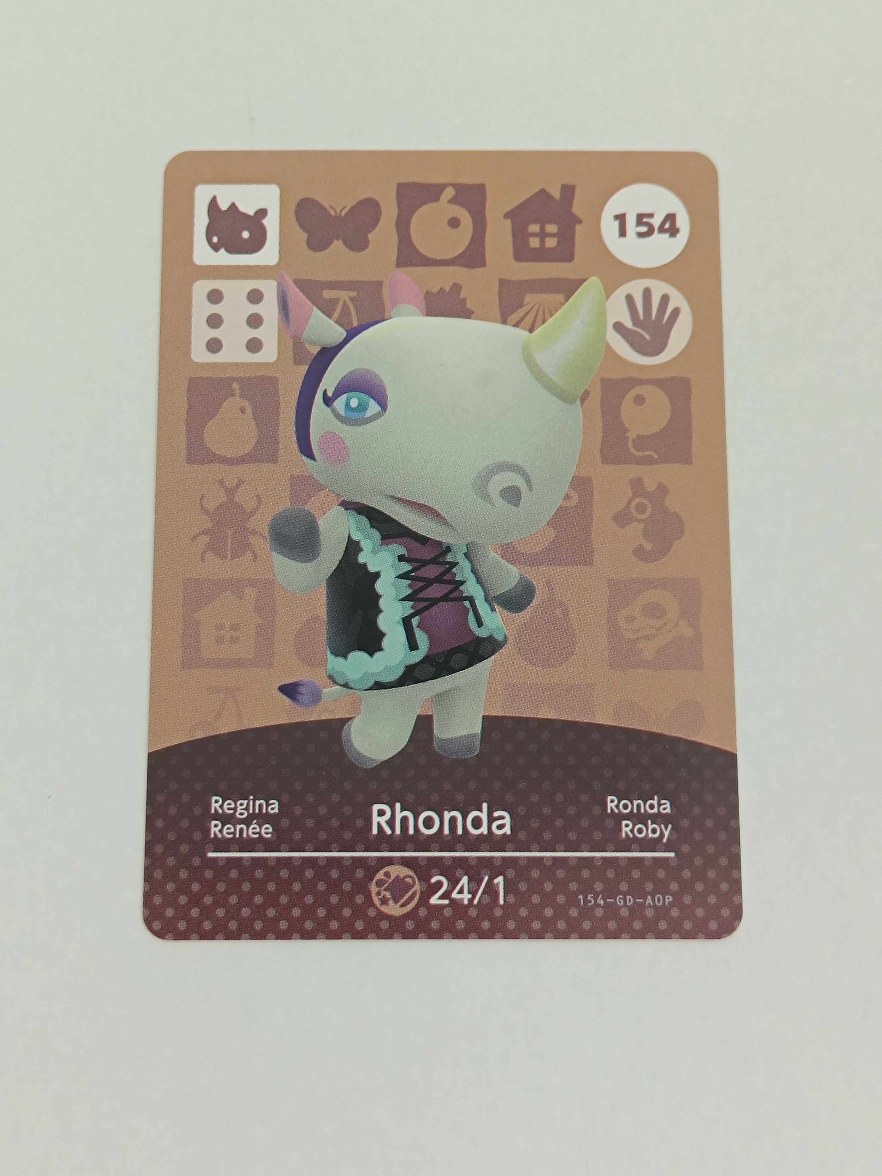 Amiibo Karte | 154 - Rhonda