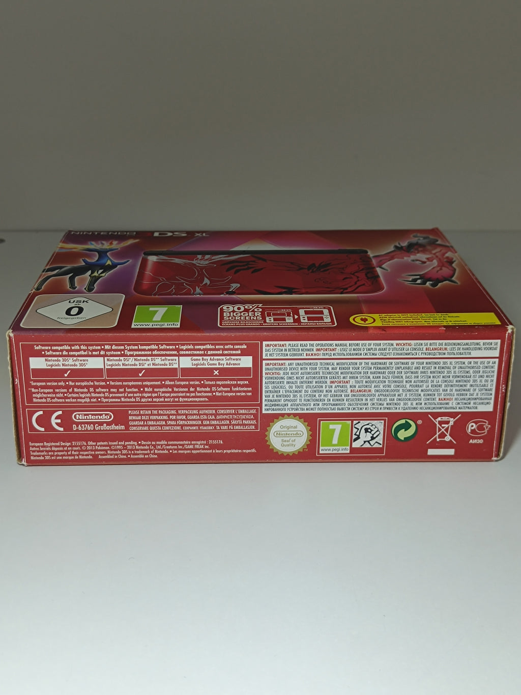 Nintendo 3DS XL - Pokemon Xerneas & Yveltal Edition ( X & Y ) inkl. Originalverpackung