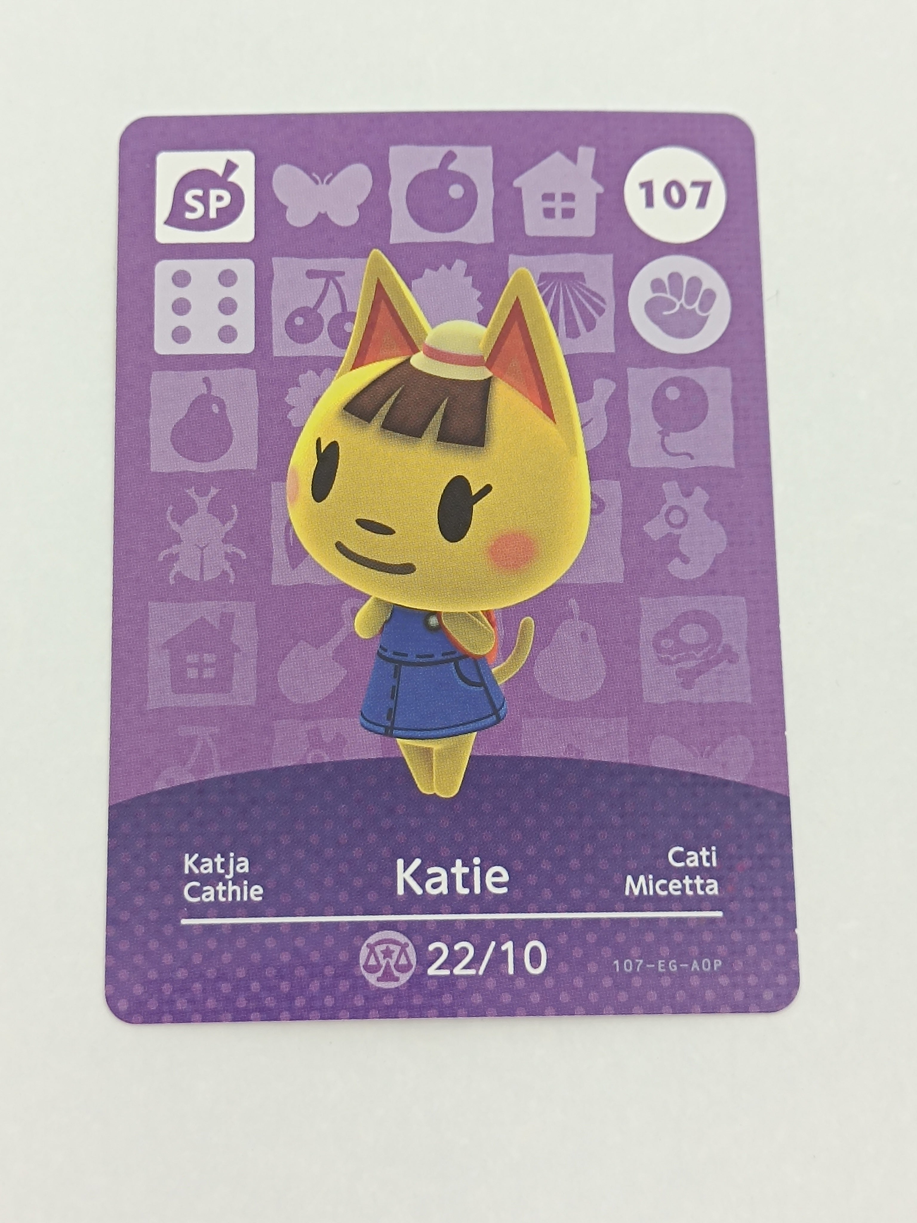 Amiibo Karte | 107 - Katie