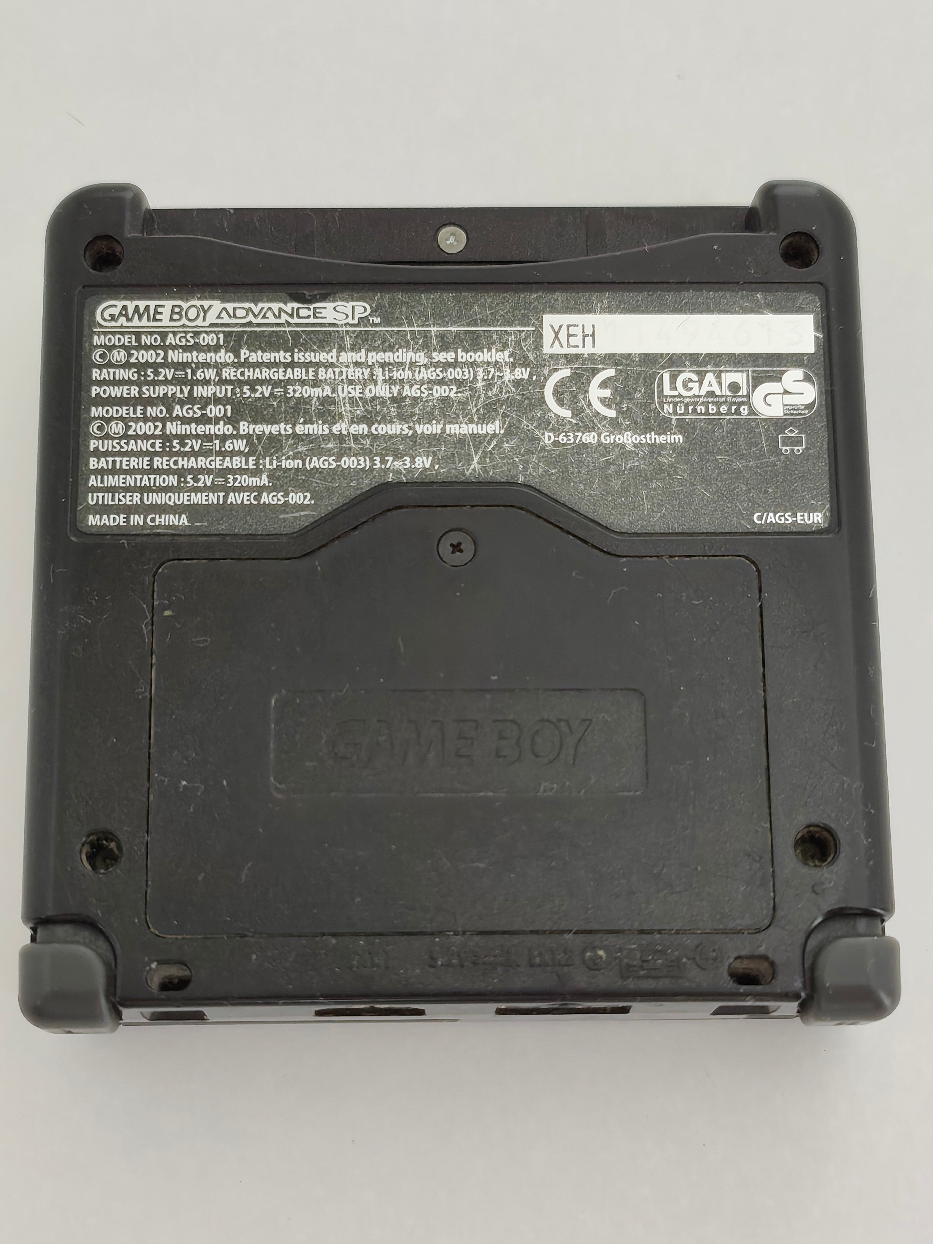 Game Boy Advance SP - Schwarz - inkl Ladegerät