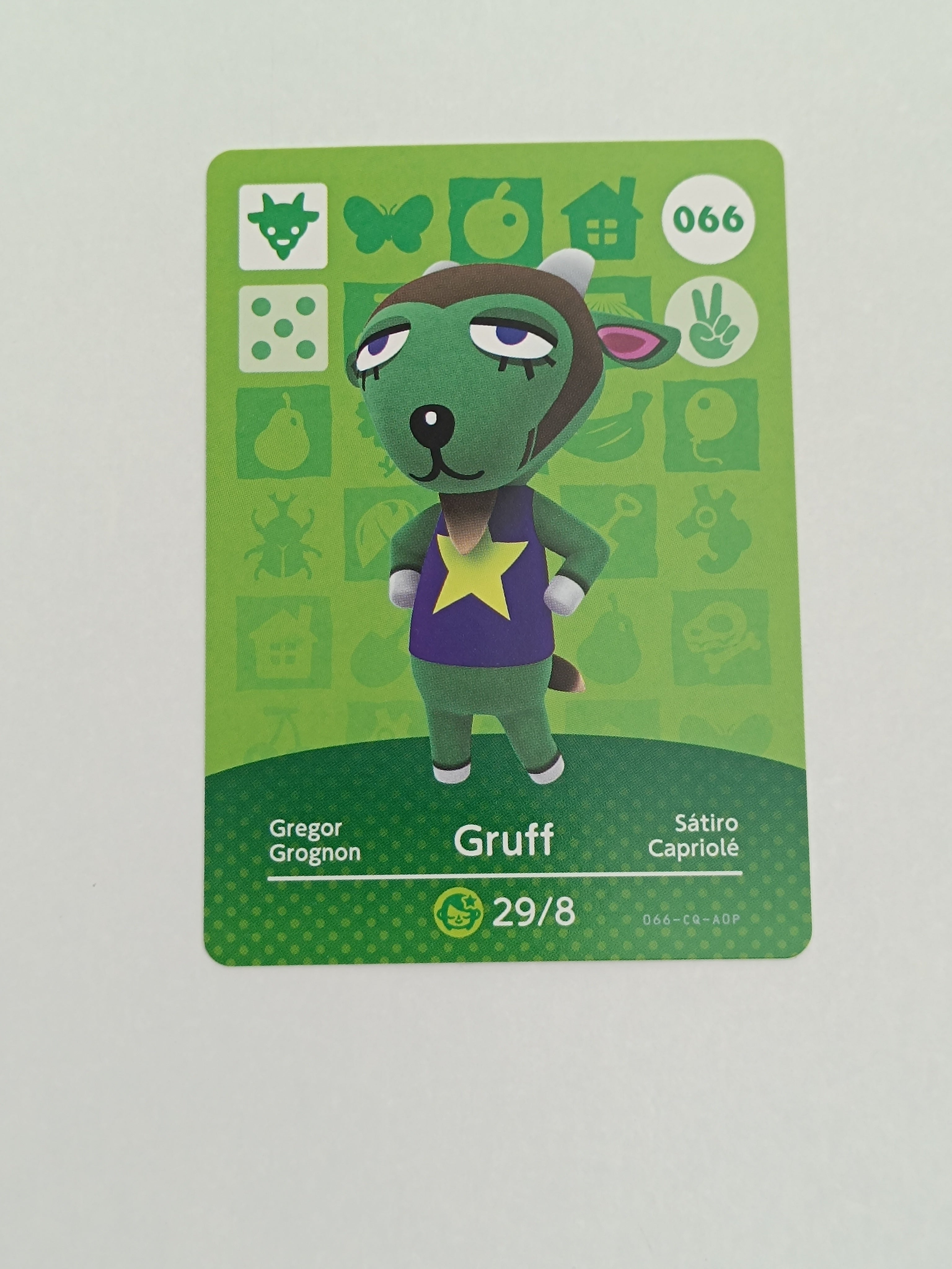 Amiibo Karte | 066 - Gruff