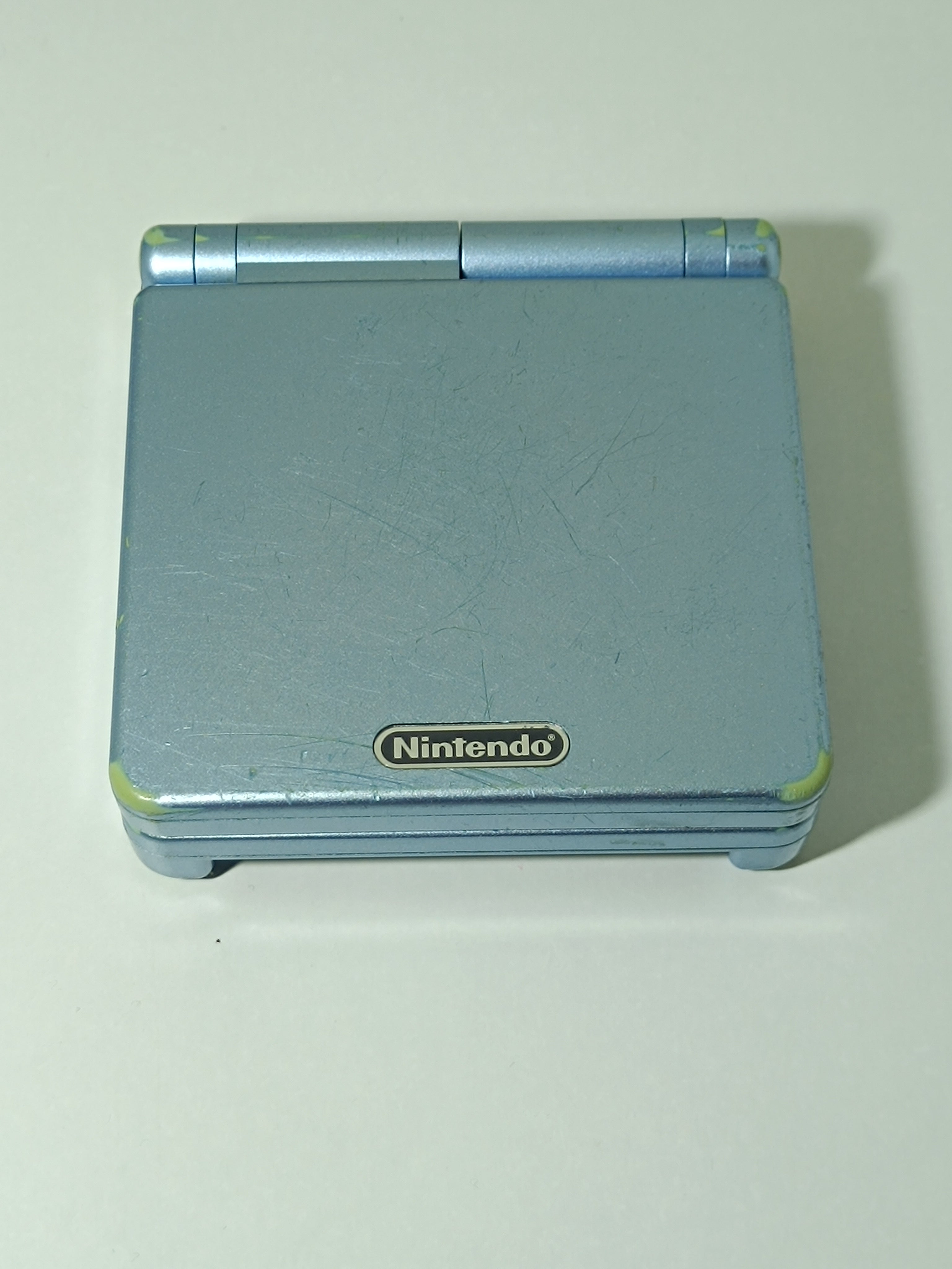 Nintendo Game Boy Advance SP - Glacier Blue, inkl. Verpackung & Ladegerät
