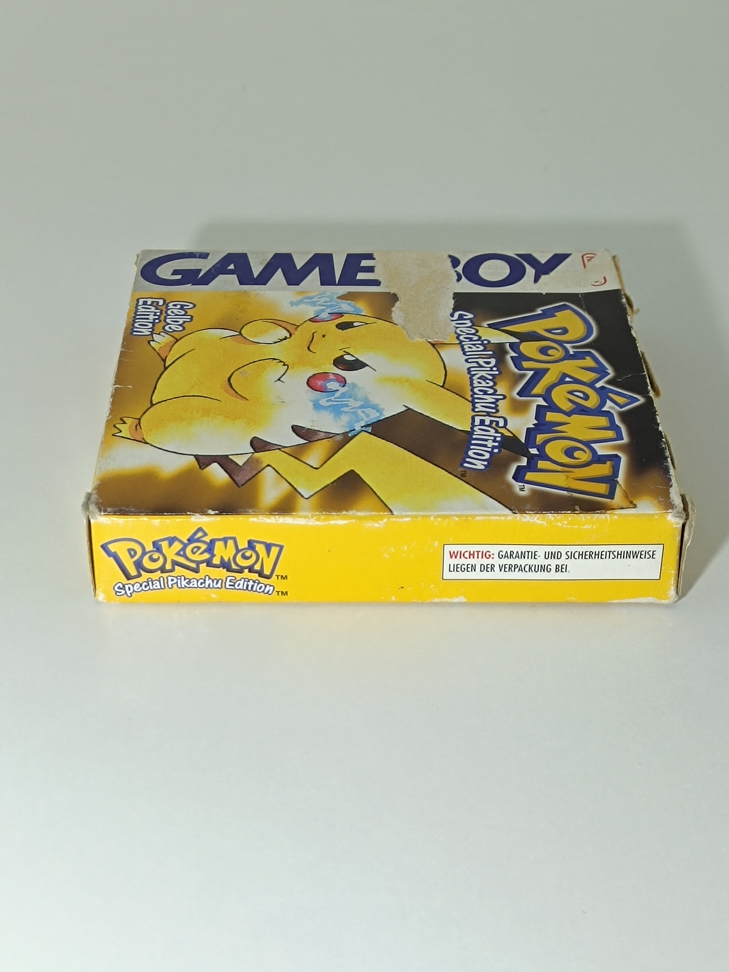 Pokemon Gelbe Edition Game Boy - inkl. Verpackung, Inlay & Anleitung