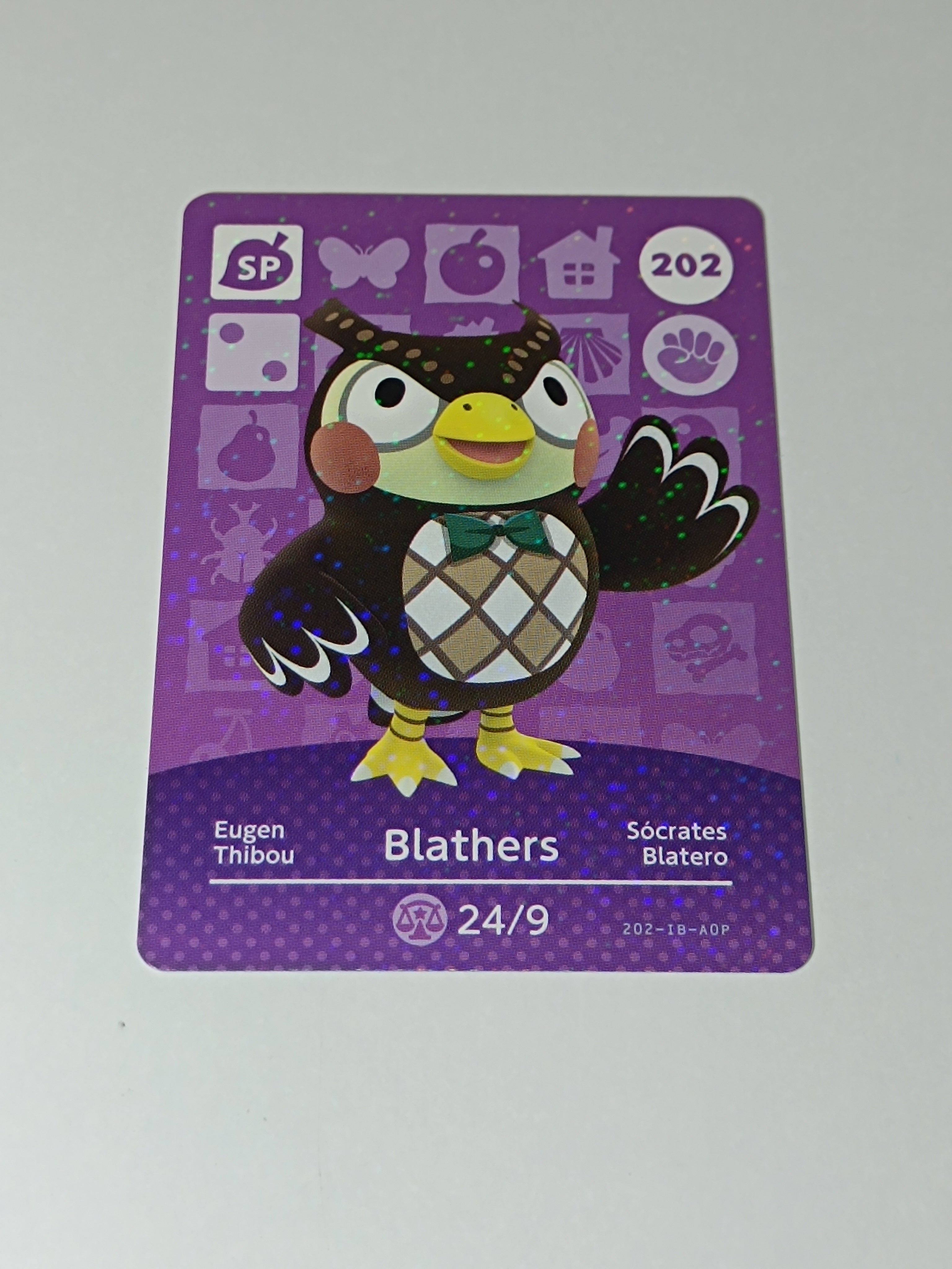 Amiibo Karte | 202 - Blathers