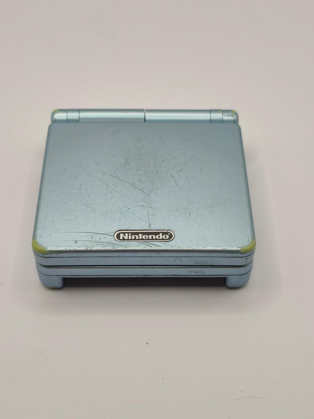 Game Boy Advance SP - Glacier Blue, inkl. Verpackung & Ladegerät