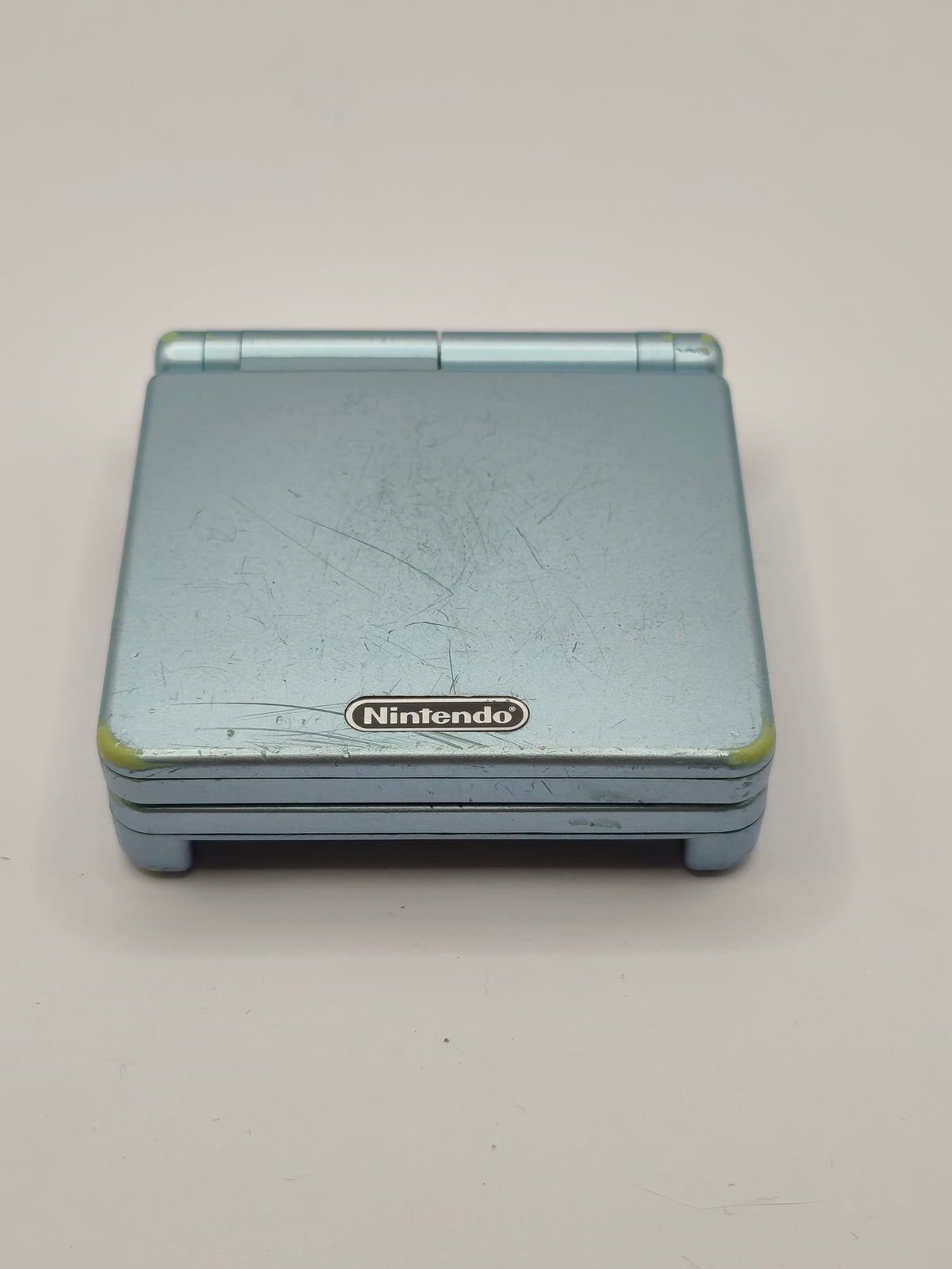 Game Boy Advance SP - Glacier Blue, inkl. Verpackung & Ladegerät
