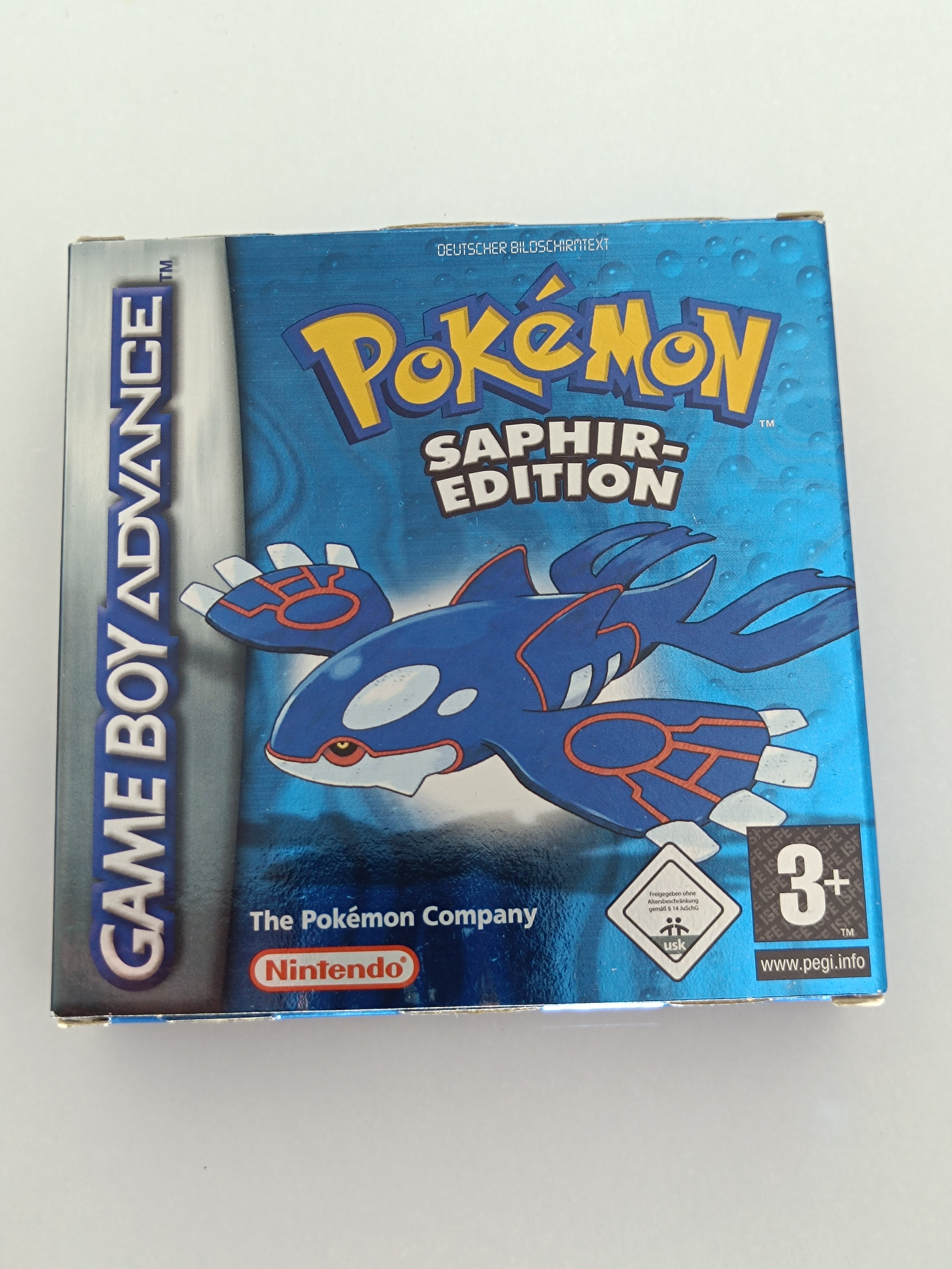 Pokemon Saphir Edition GBA - inkl. Verpackung & Inlay