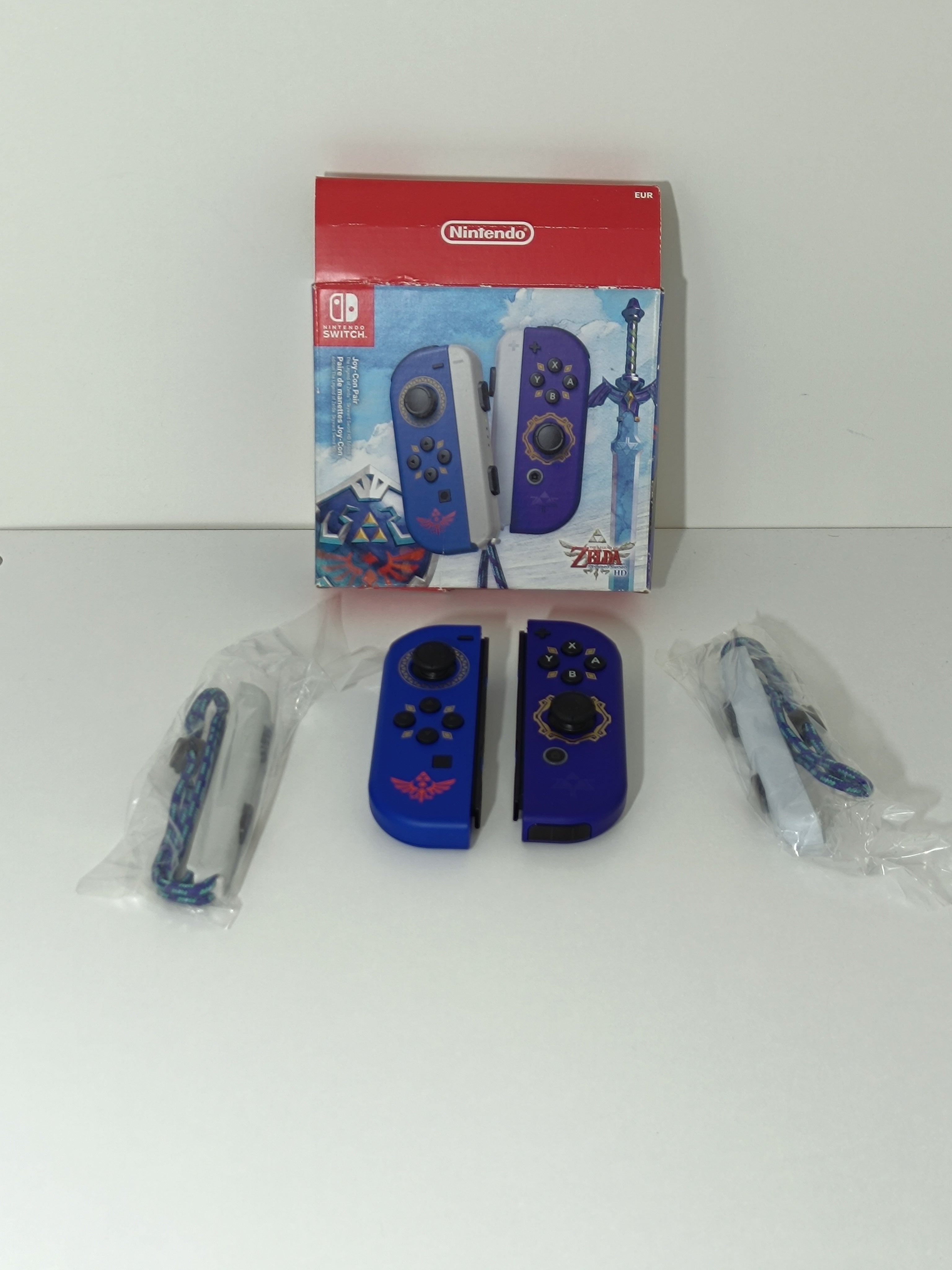 Nintendo Switch Joy-Con Paar - inkl. Verpackung [Zelda Skyward Sword Edition]