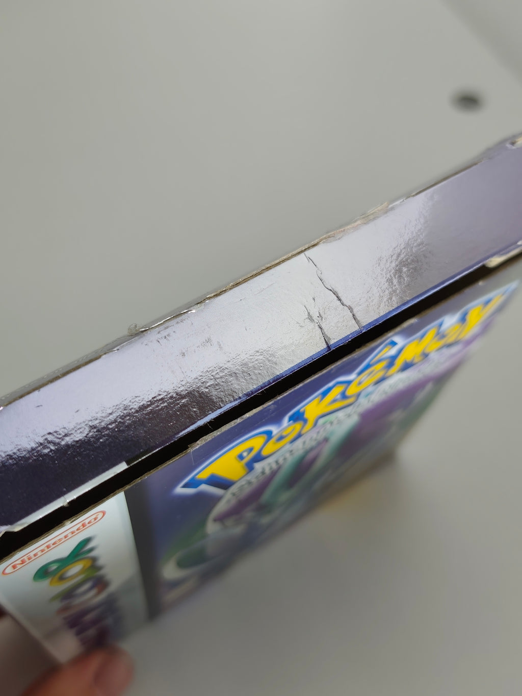 Pokemon Kristall Edition - Leerhülle mit Anleitung