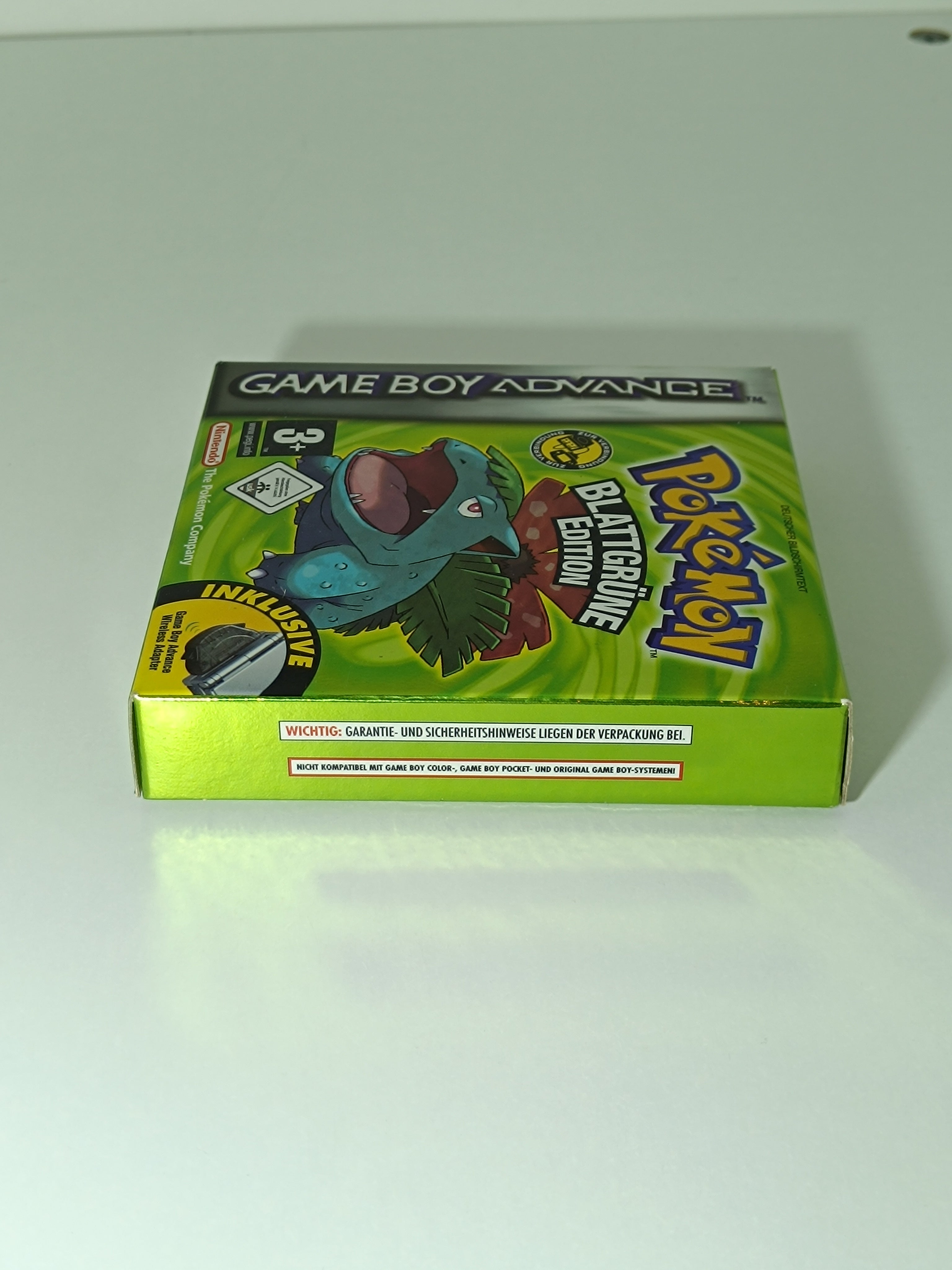 Pokemon Blattgrüne Edition GBA - Leerhülle ohne Inhalt