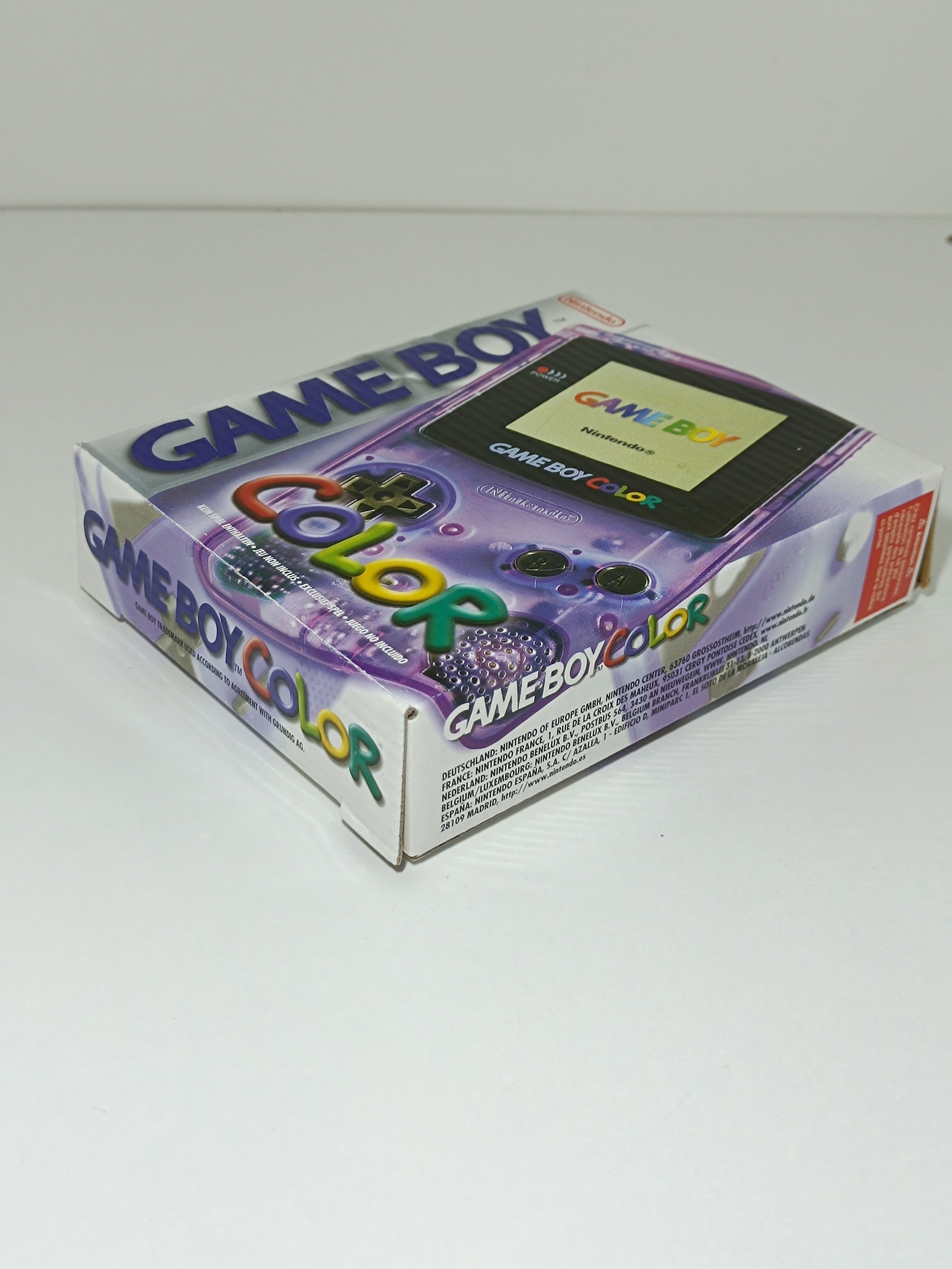 Game Boy Color - Transparent Purple - inkl. OVP