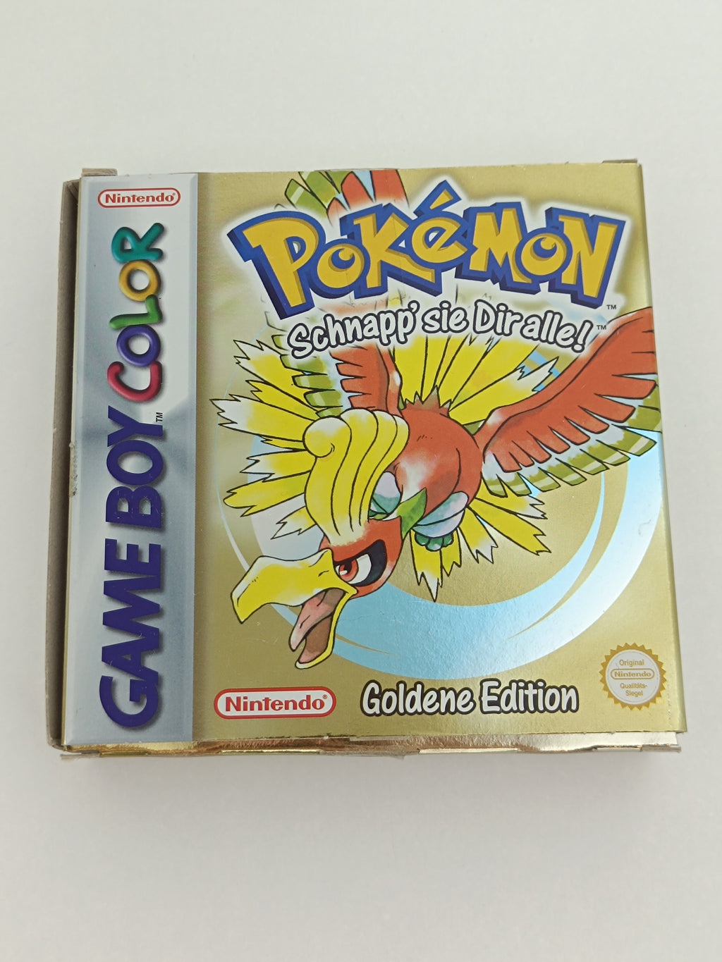 Pokemon Gold Edition Game Boy Color mit Verpackung