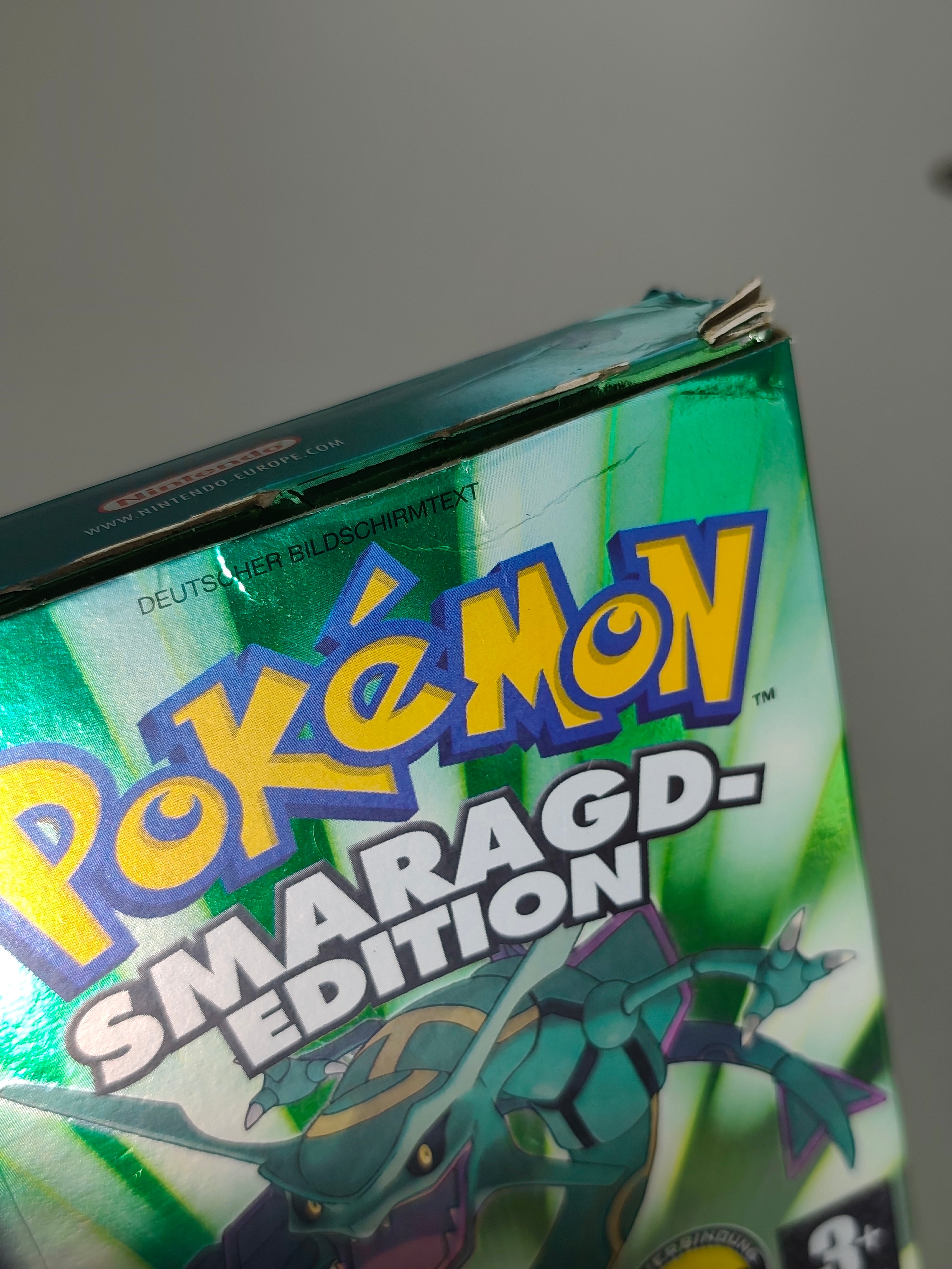 Pokemon Smaragd Edition - Leerhülle mit Anleitung, Inlay & VIP Code