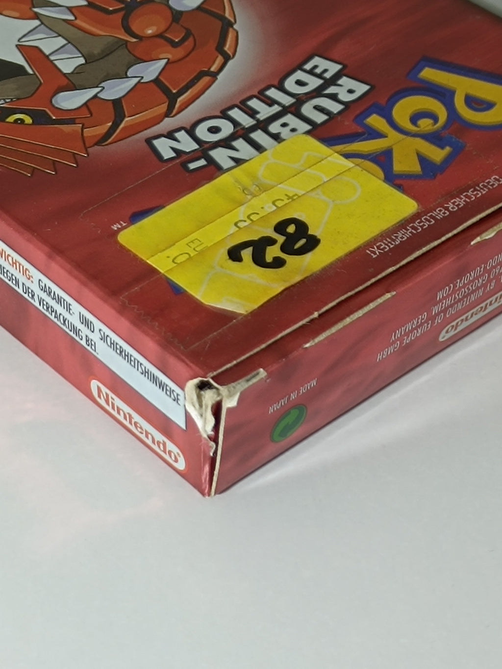 Pokemon Rubin Edition GBA - inkl. Verpackung & Inlay