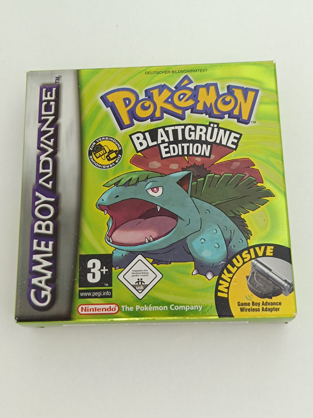 Pokemon Blattgrüne Edition GBA - Leerhülle ohne Inhalt