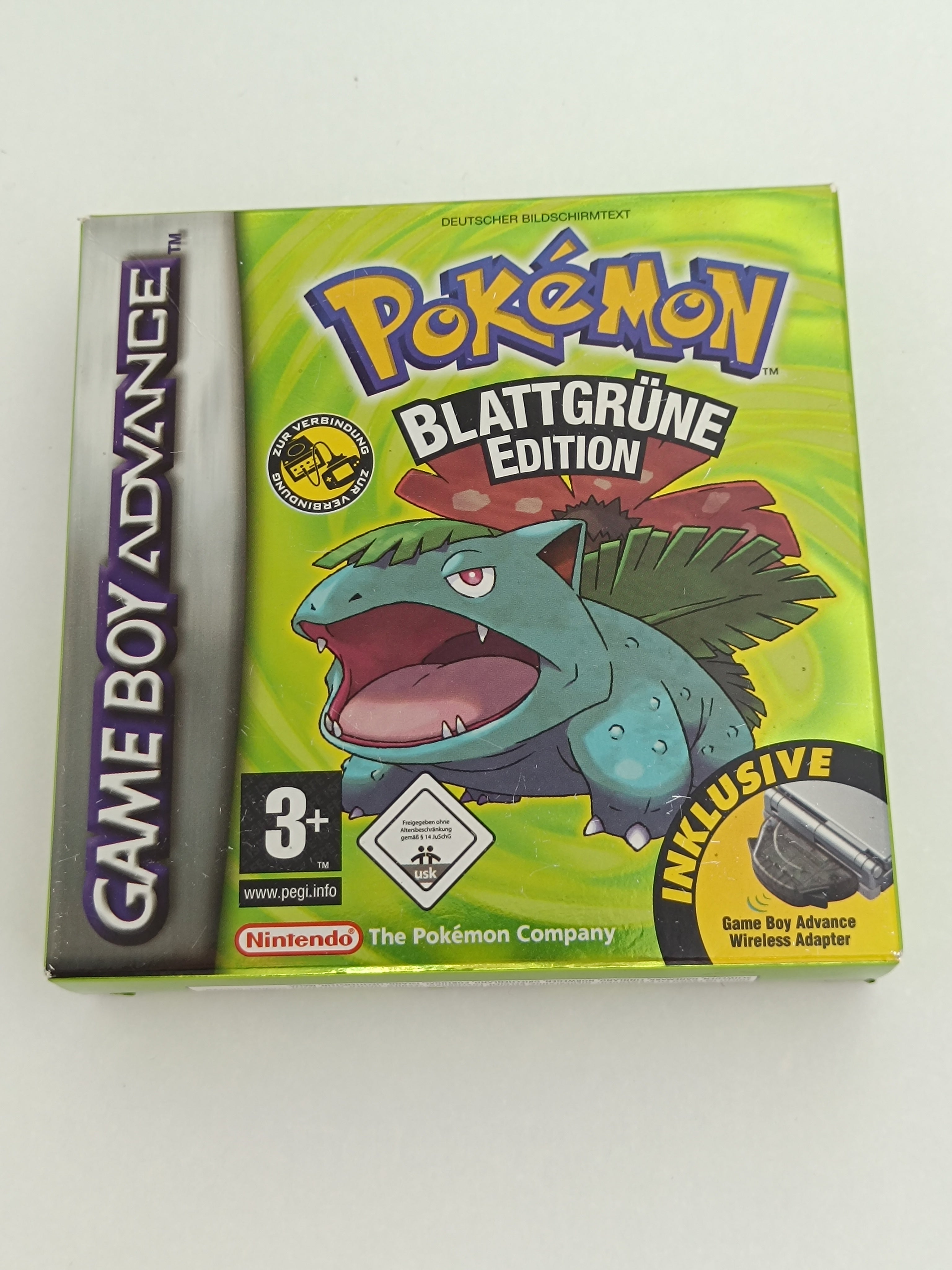 Pokemon Blattgrüne Edition GBA - Leerhülle ohne Inhalt