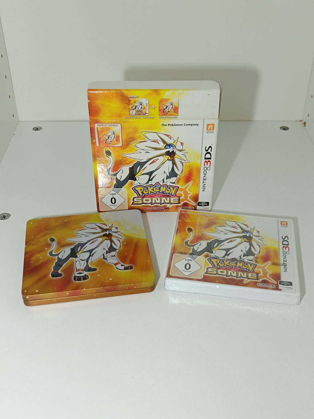 Pokemon Sonne Sealed + Karton & Steelbook