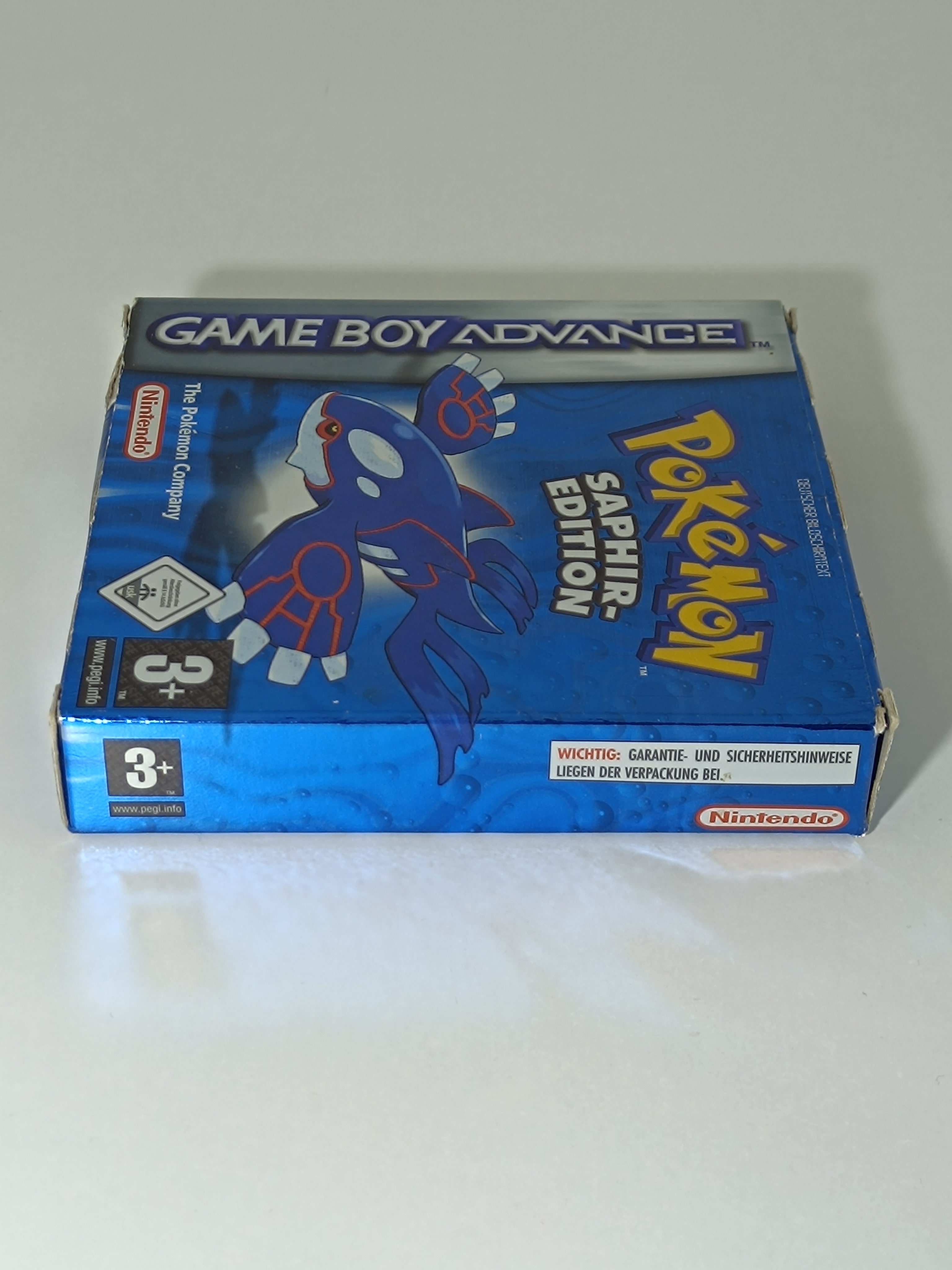 Pokemon Saphir Edition GBA - inkl. Verpackung, Inlay & Anleitung