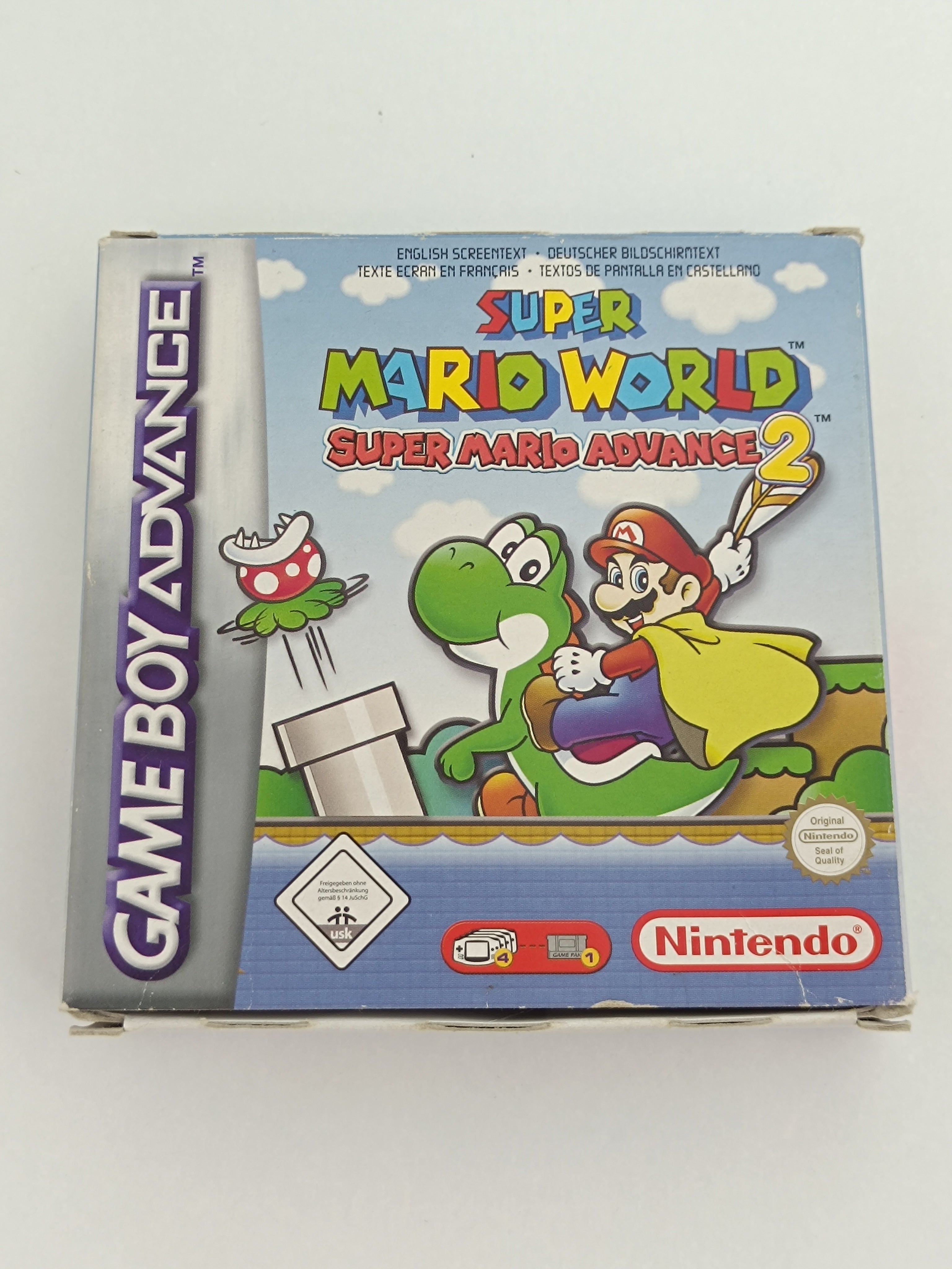 Super Mario World Super Mario Advance 2 GBA mit Verpackung & Anleitung