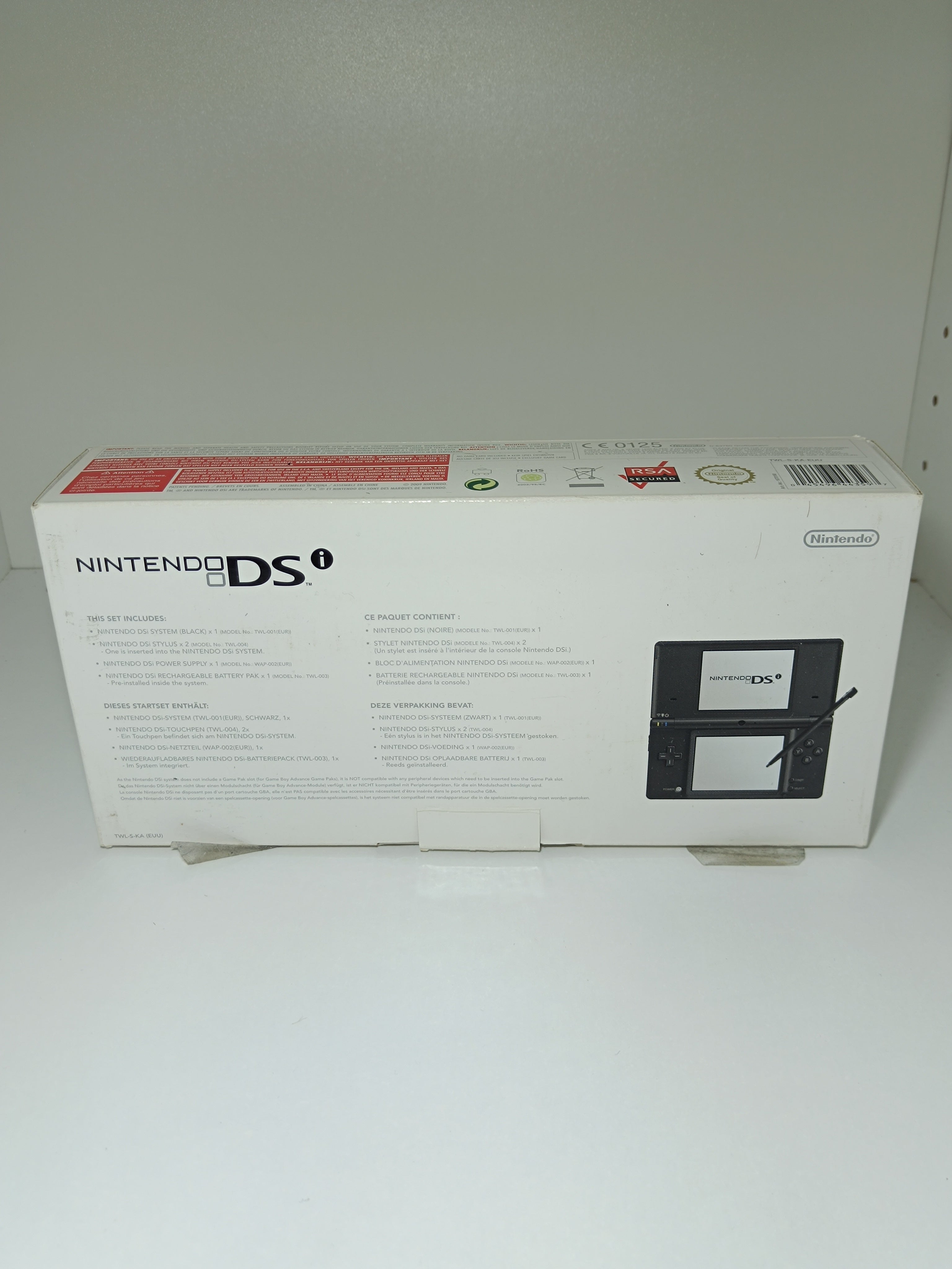 Nintendo DSi Konsole - schwarz - inkl. Originalverpackung & Ladegerät