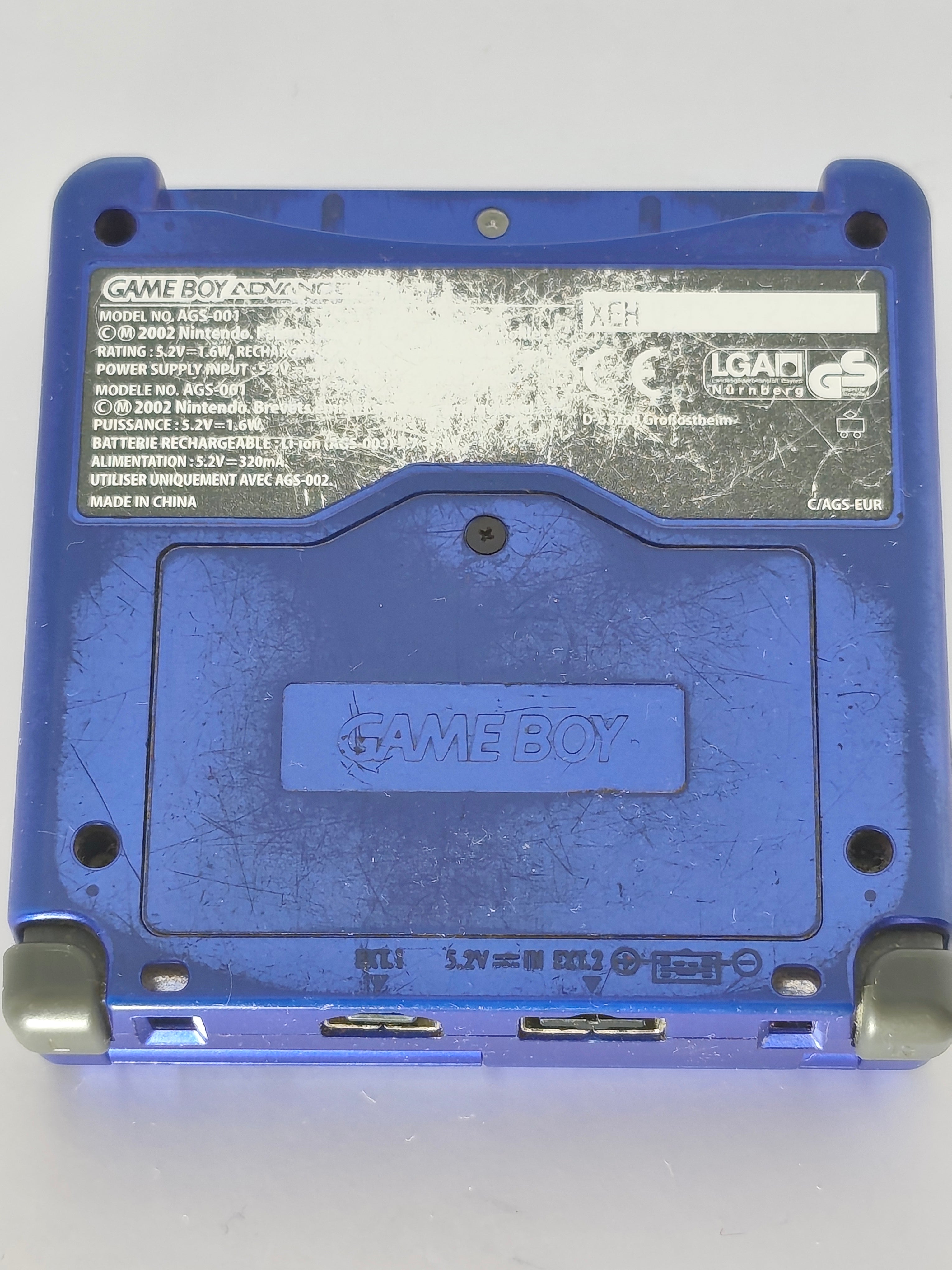 Nintendo Game Boy Advance SP - Dunkelblau - inkl. Ladegerät