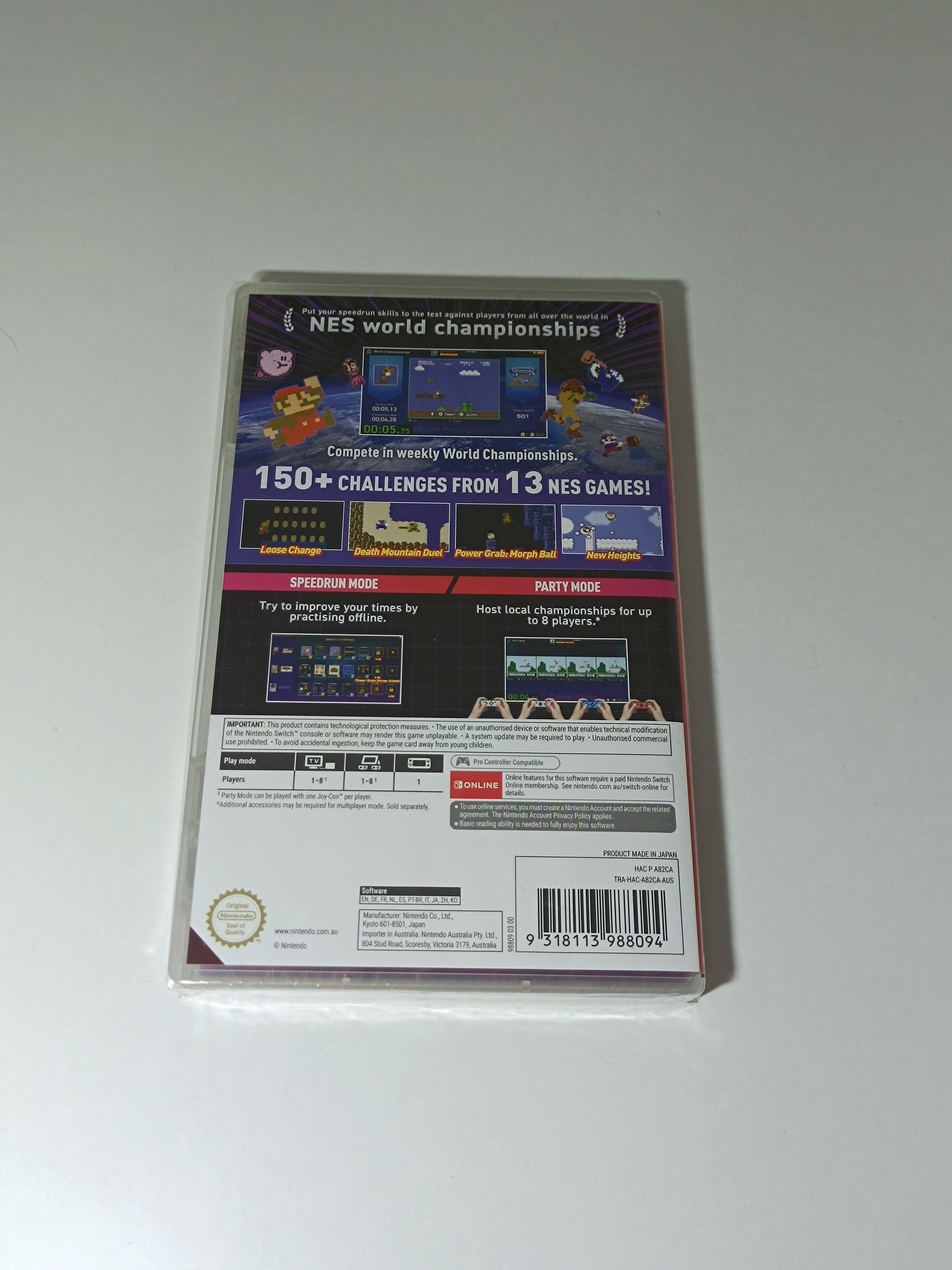 SEALED / NEU - Nintendo World Championsships NES Edition - Switch
