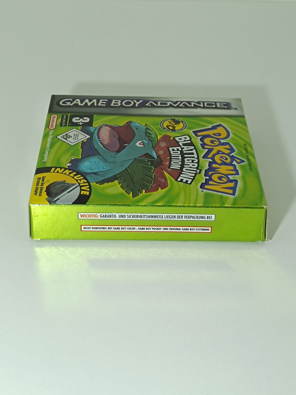 Pokemon Blattgrüne Edition GBA - inkl. Verpackung, Inlay & VIP Code