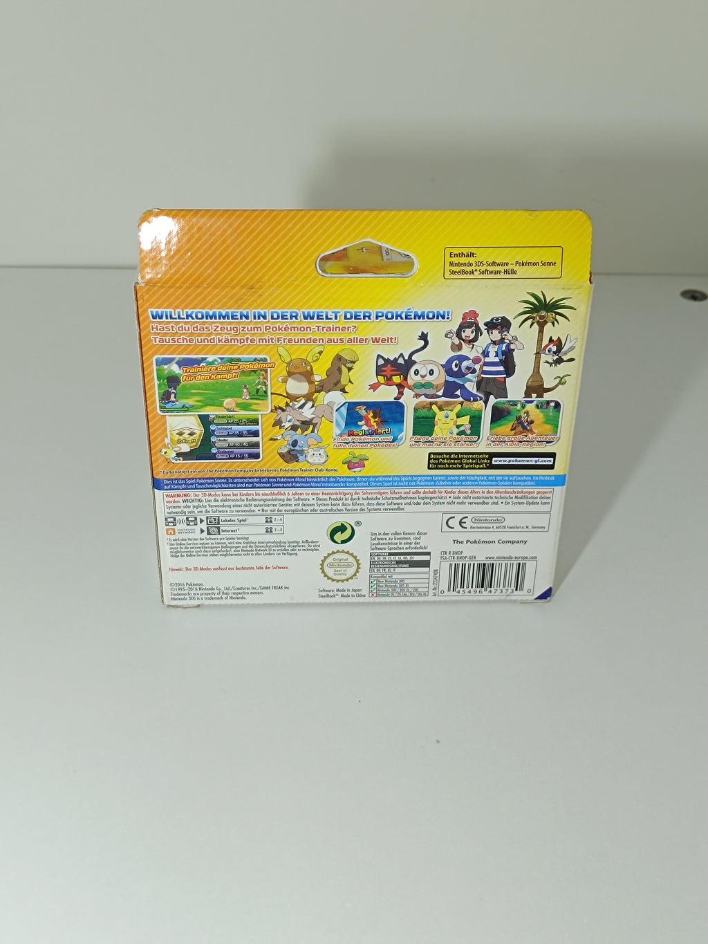 Pokemon Sonne Sealed + Karton & Steelbook