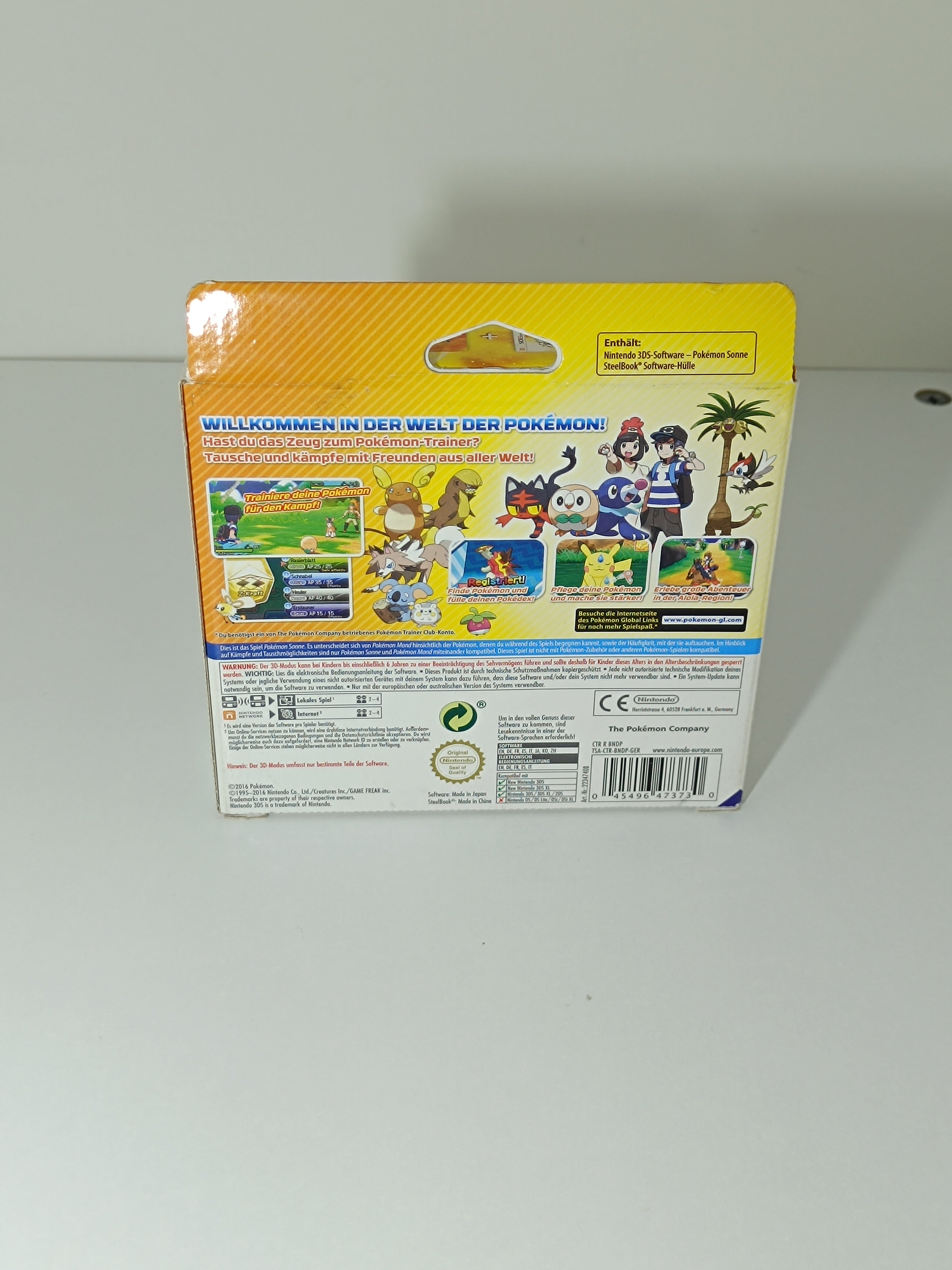 Pokemon Sonne Sealed + Karton & Steelbook