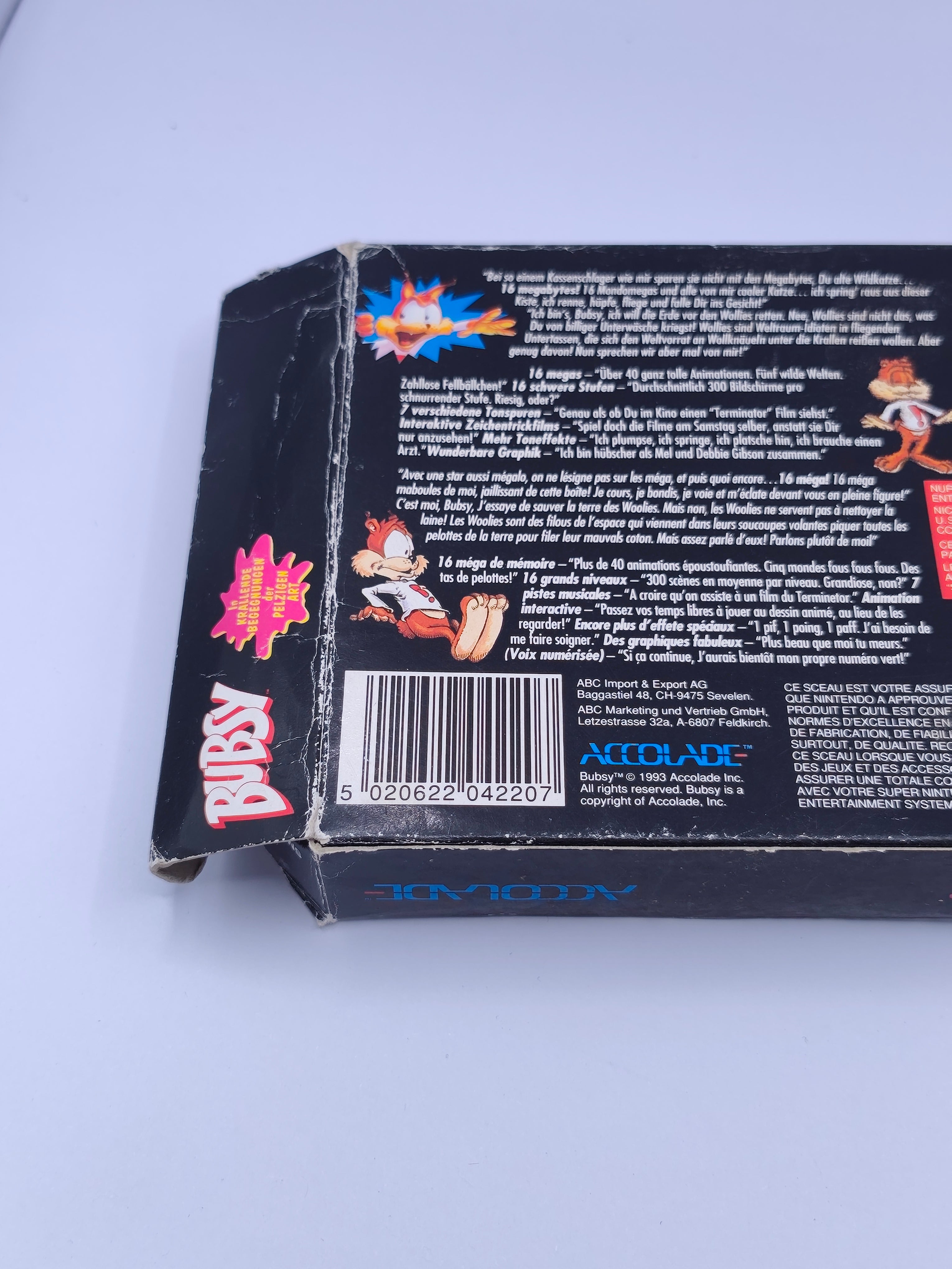 Bubsy - inkl. Verpackung & Inlay