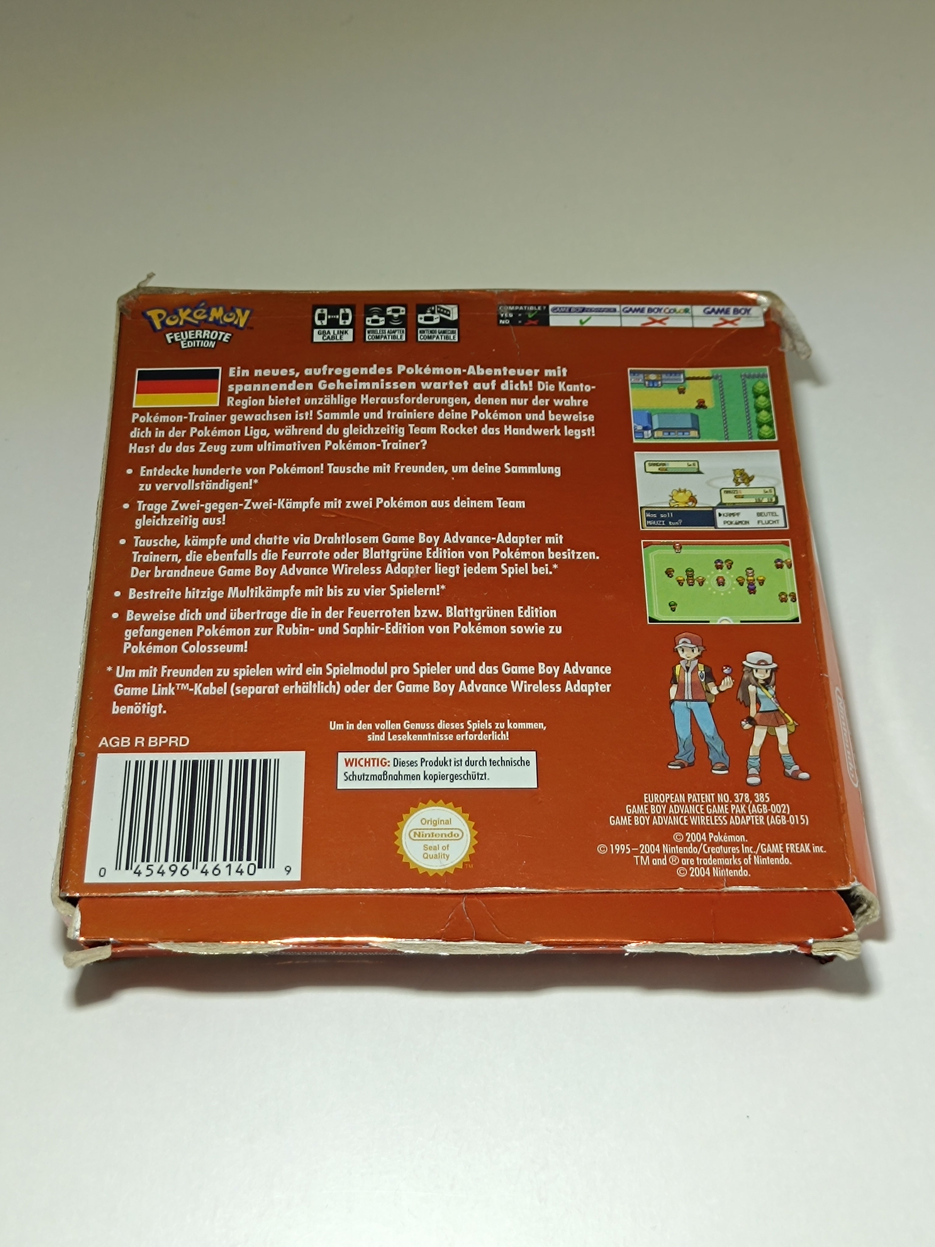 Pokemon Feuerrote Edition inkl. Verpackung