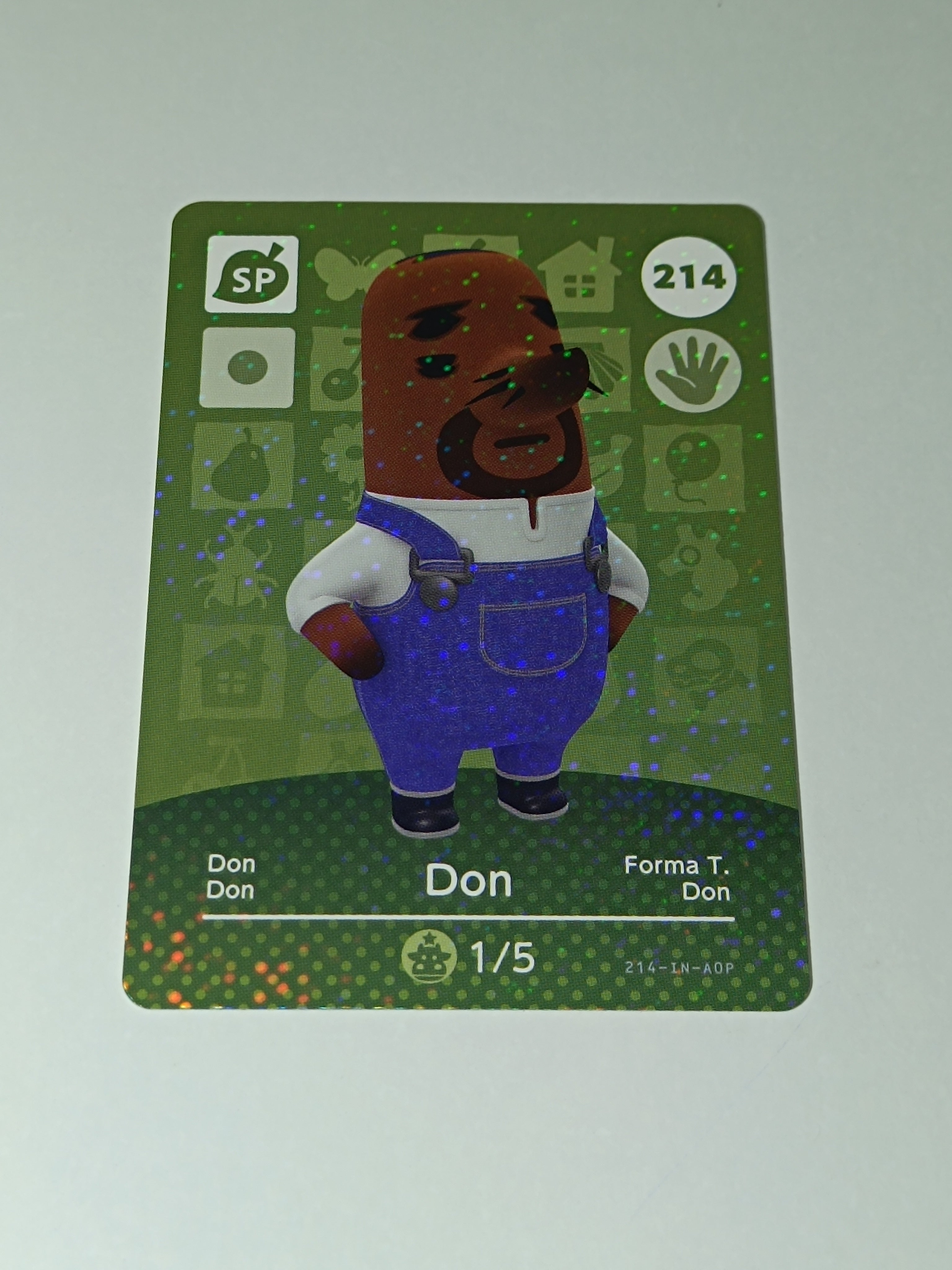 Amiibo Karte | 214 - Don