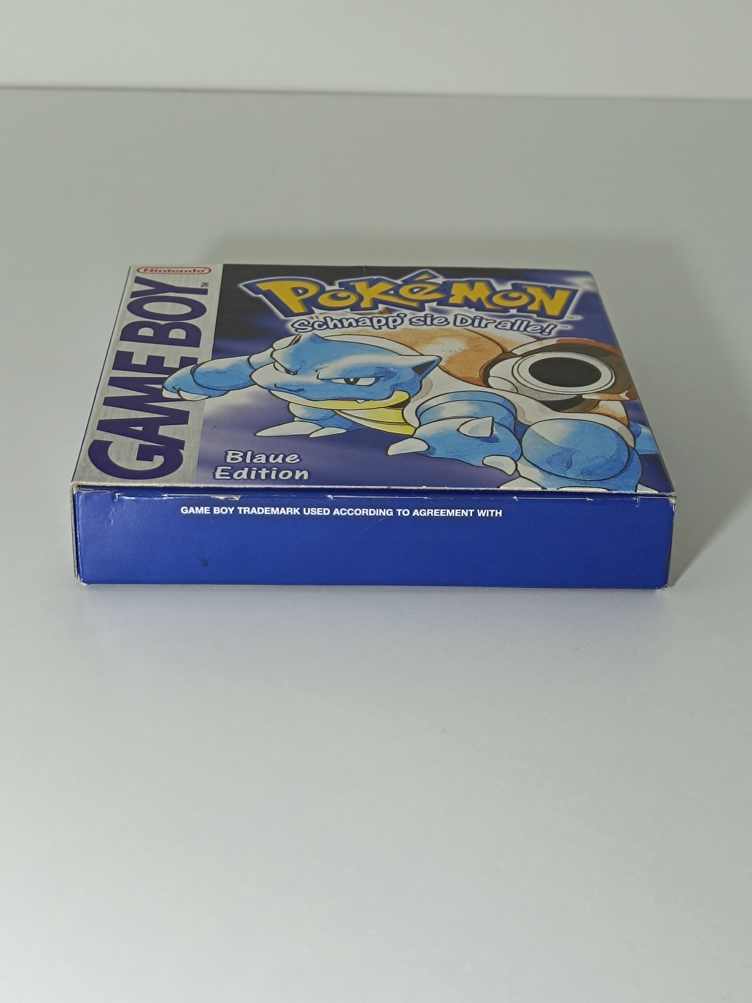 Pokemon Blaue Edition Game Boy - Leerhülle ohne Inhalt