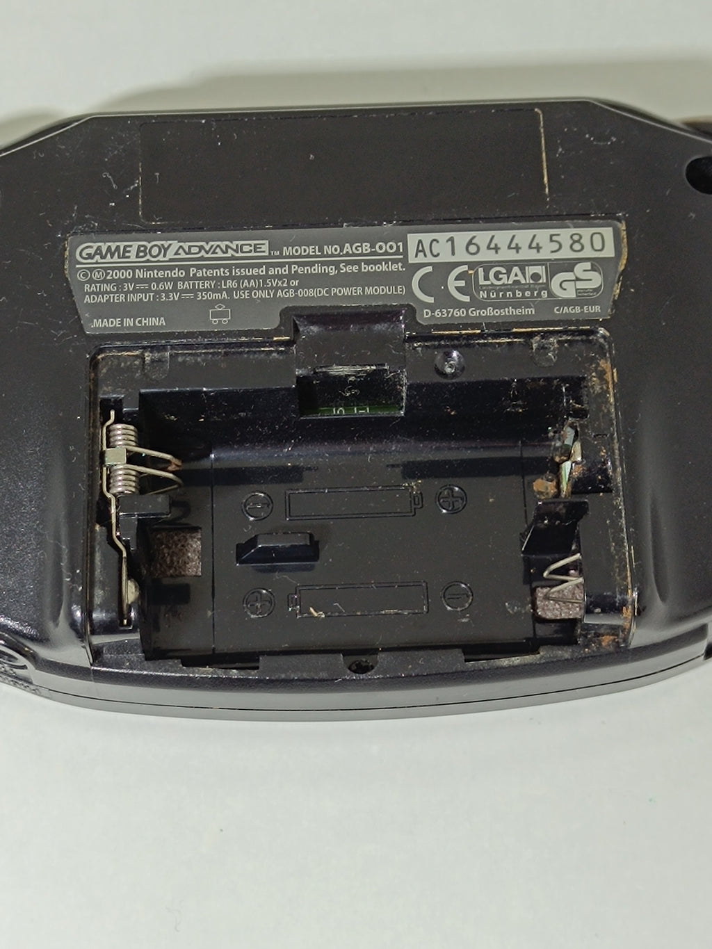 Game Boy Advance - Schwarz / weiß