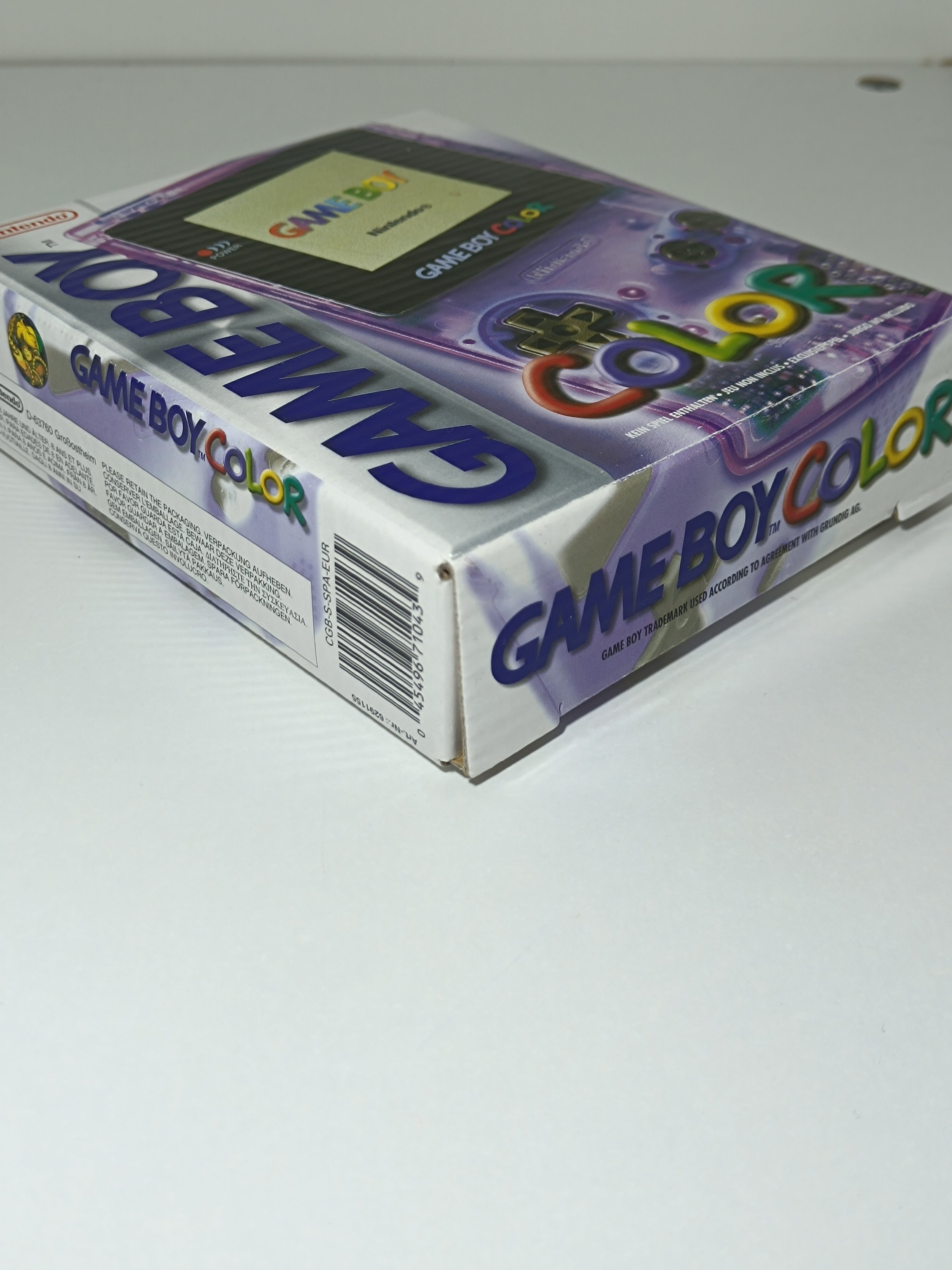 Game Boy Color - Transparent Purple - inkl. OVP